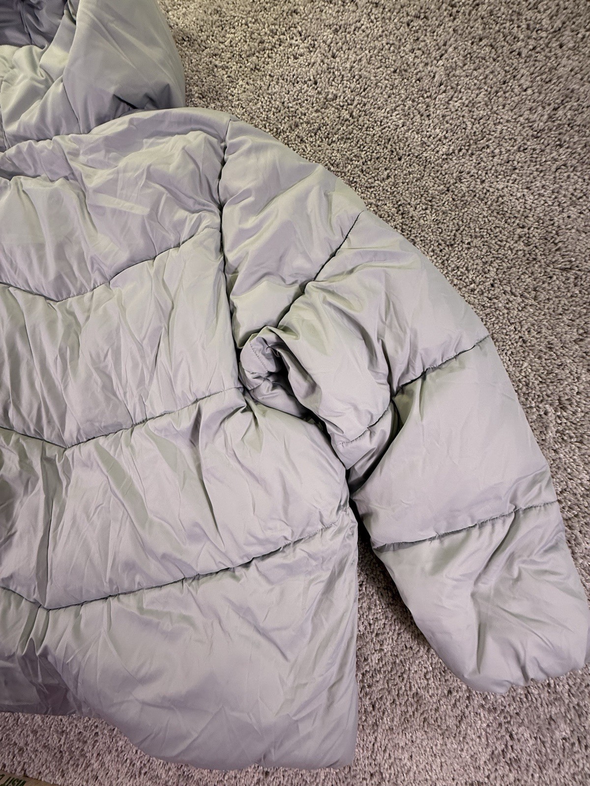 NWT 32 Degrees Heat Women’s Puffer Jacket Size XL Light Green Heavyweight