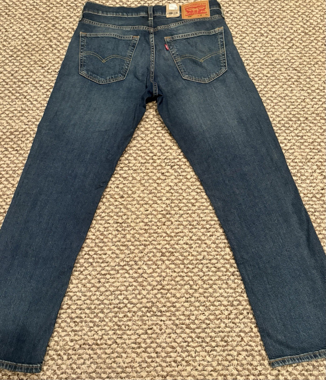 Levi’s Men’s 559 Relaxed Straight Flex Fit Blue Jeans 32×30 New With Tags!!!