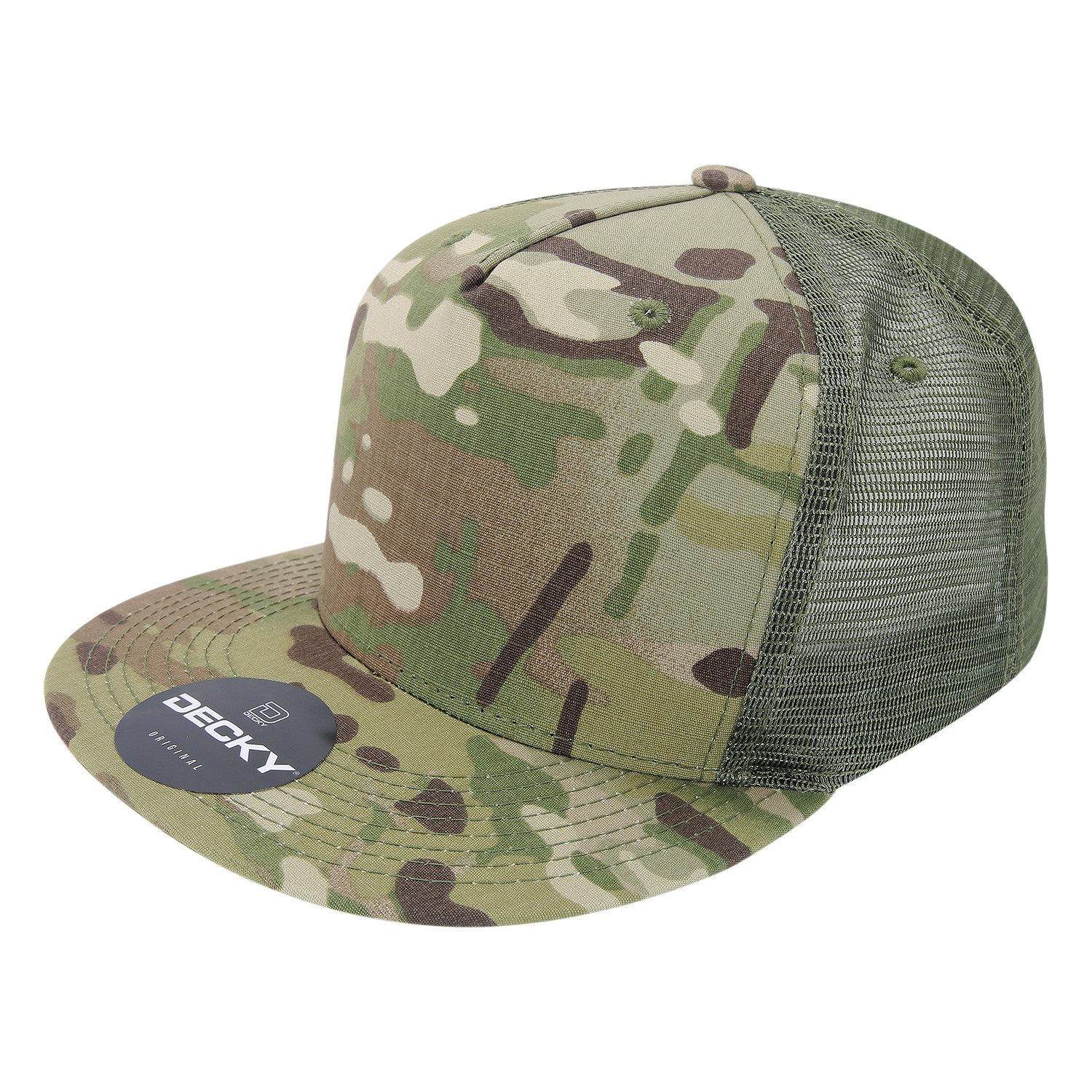 2/3/5/10 Pack Of Decky Unisex MULTICAM 5 Panel Trucker Cap – 6304