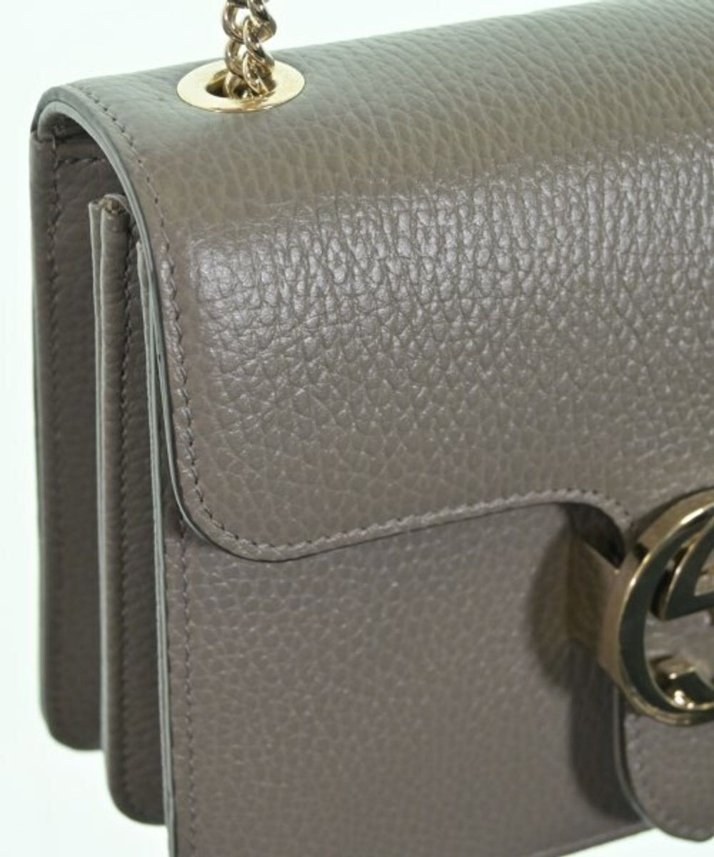 Guccigucci Shoulder Bag Grey – 4500426A0160 Pochette Gray One Size Used