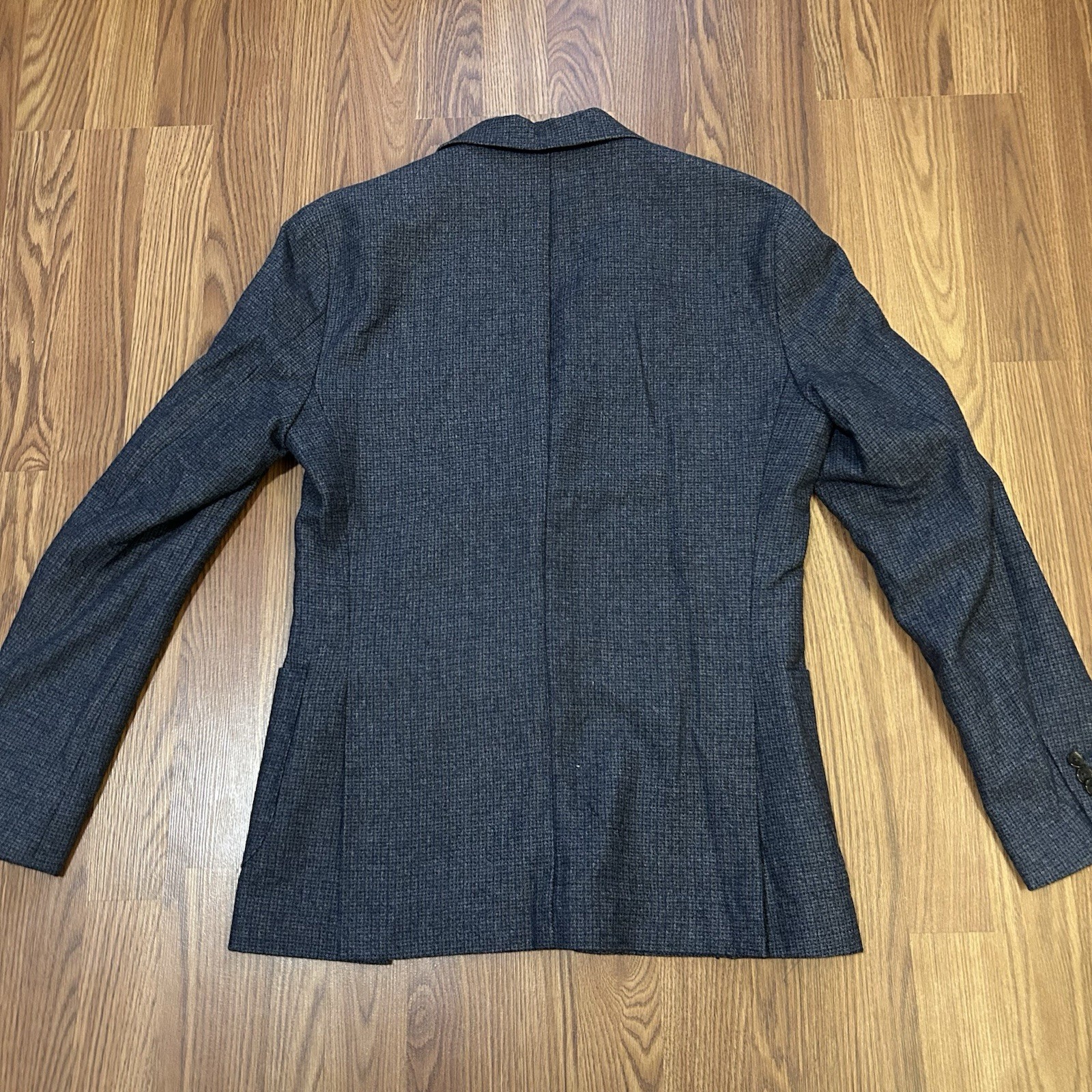 7Diamonds Belfast Deconstructed Blazer Men’s M 40R Blue Indigo Wool Blend $195