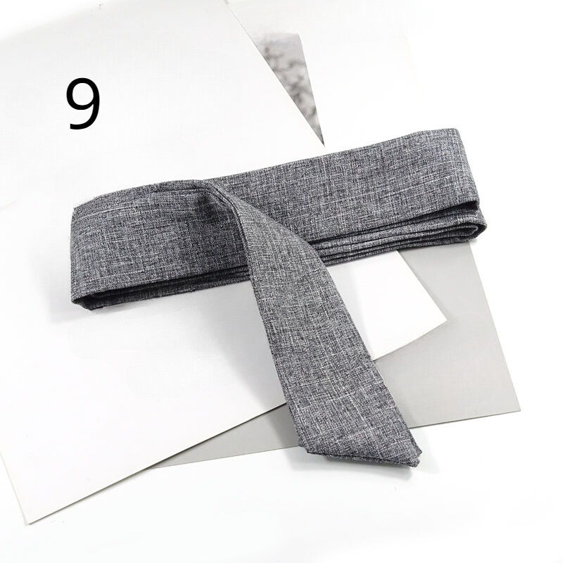 Suit Fabric Waist Belt Sash Scarf Self Tie Lace Up Ribbon Waistband Casual