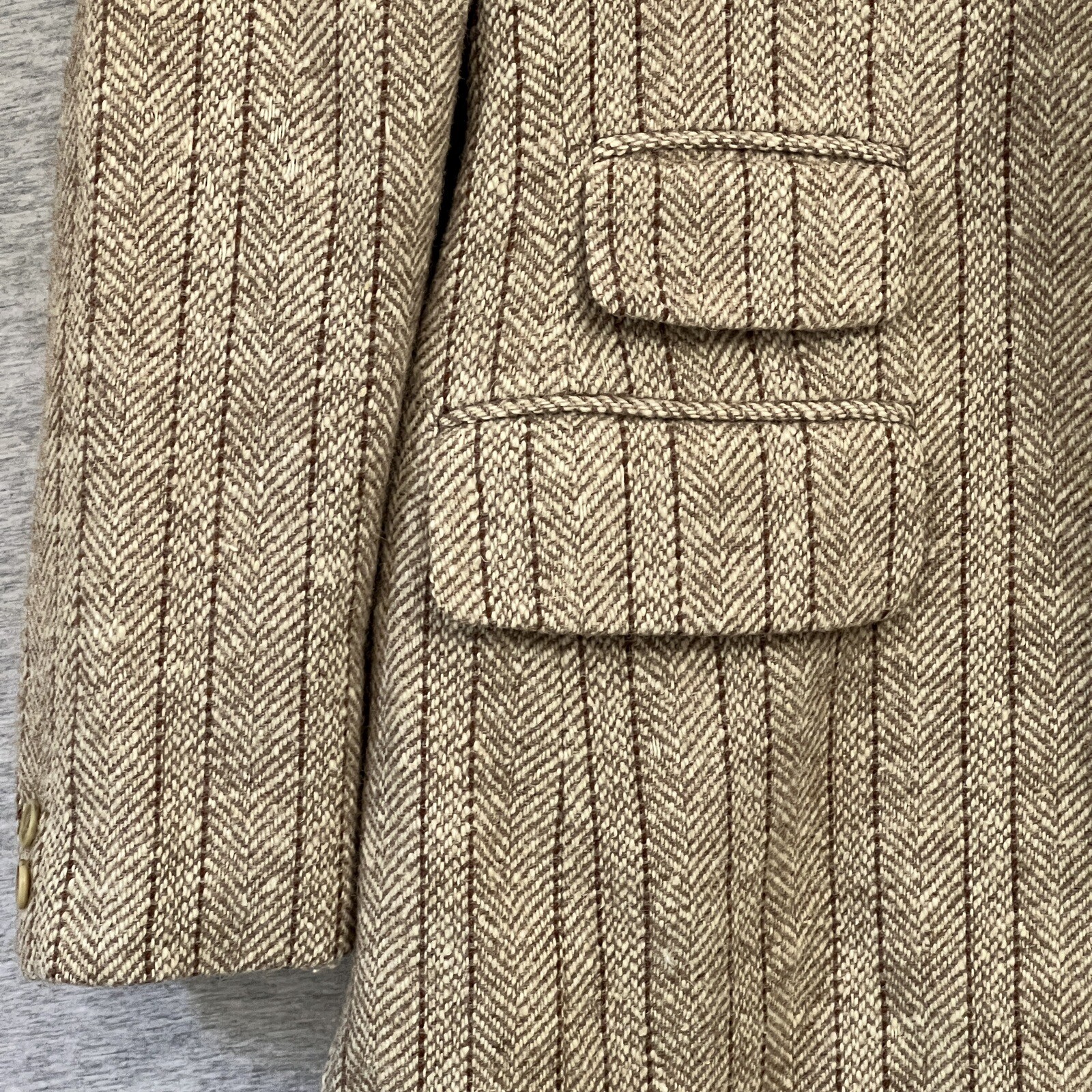 Vintage Jacket Mens 38 40 British 60s 70s Carnaby St Tweed Suit Irvine Sellars
