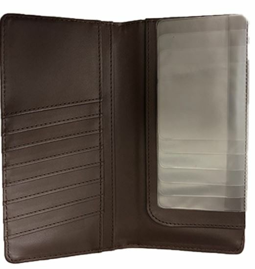 Cross Praying Cowboy Men Wallet Western Bifold Check Book Style W089-27 Brown