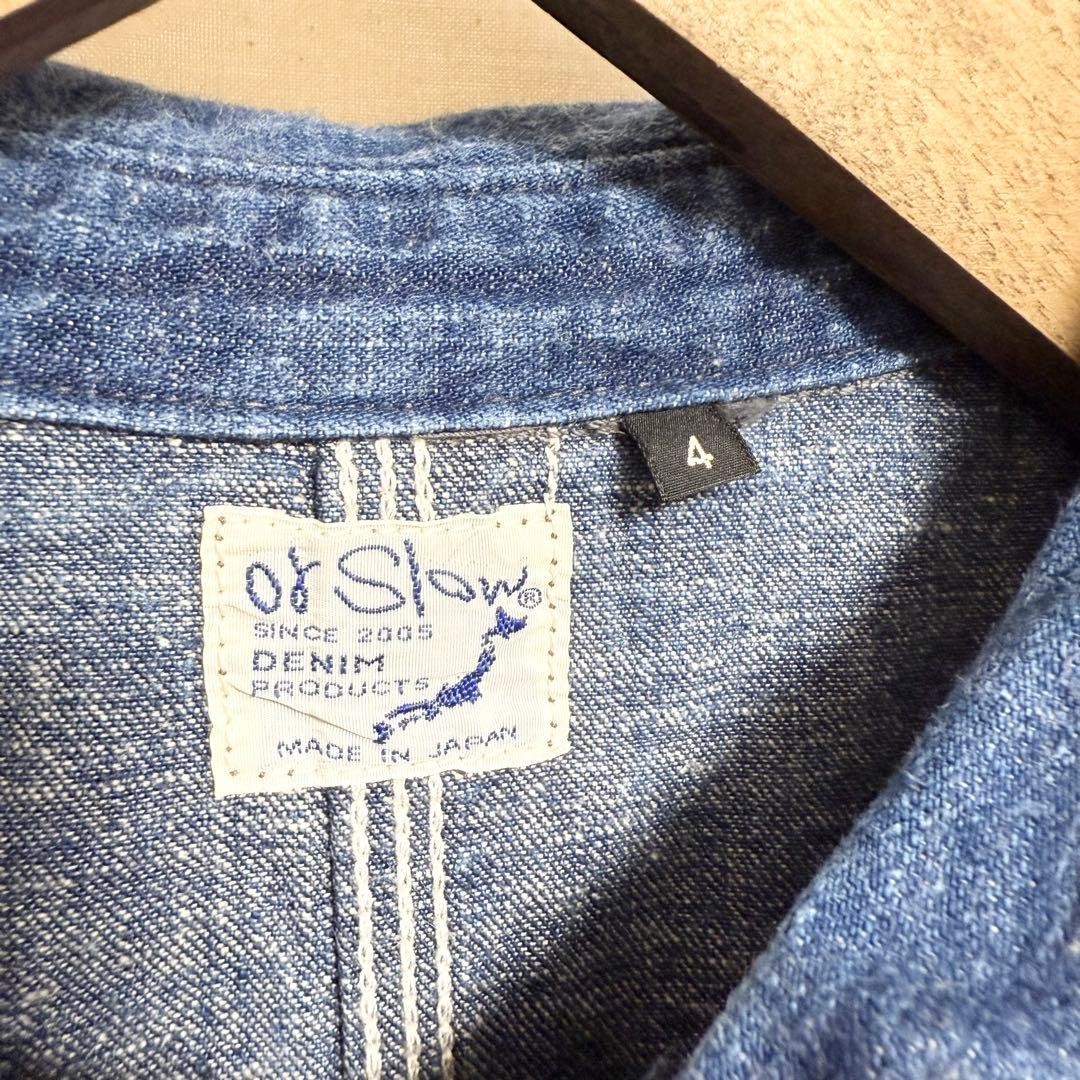 orSlow Or Slow 1950 Denim Jacket Jacket Men’s Made in Japan Size XL(4)