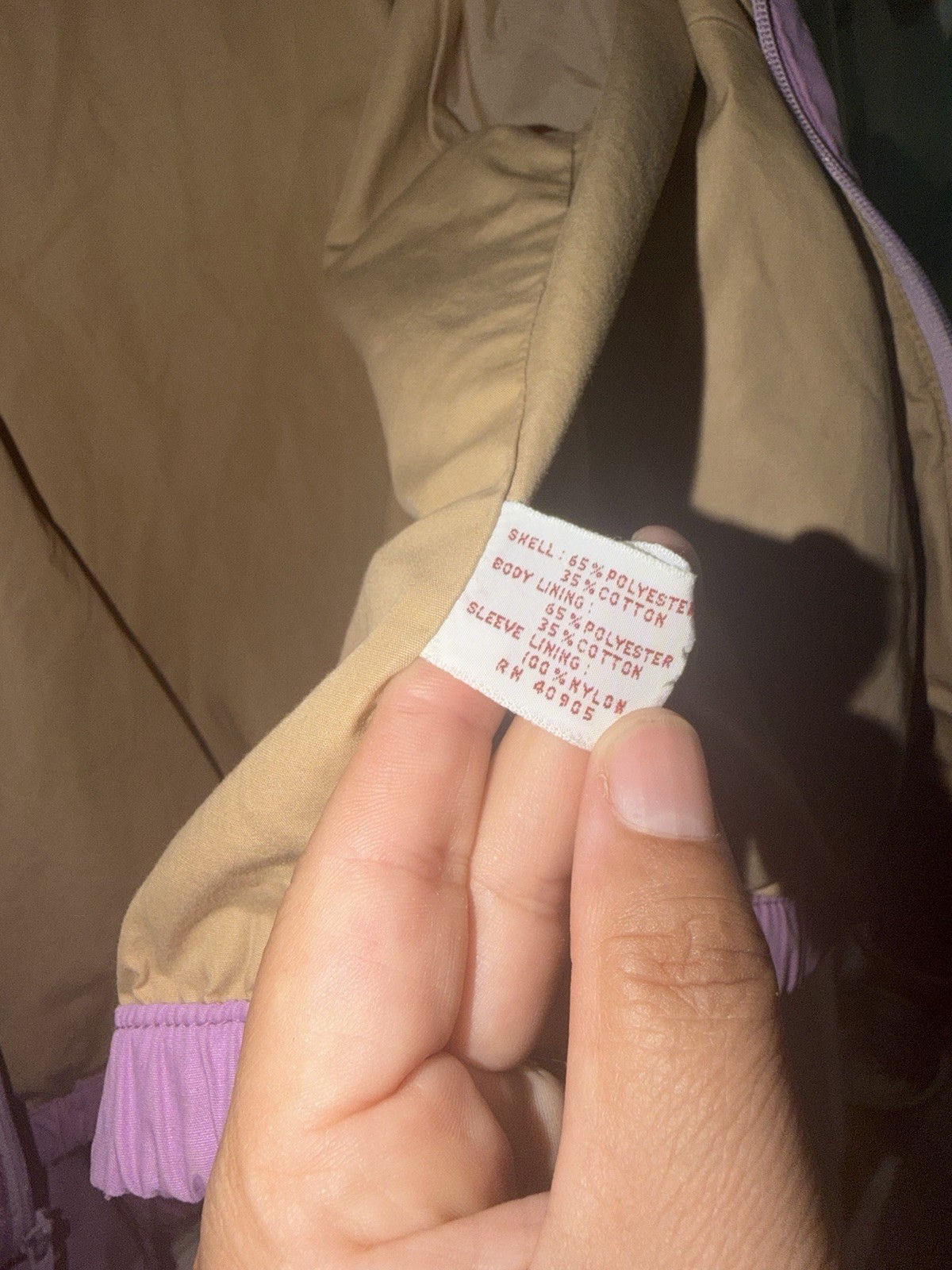 Women’s Vintage Jordache Purple Jacket Size M