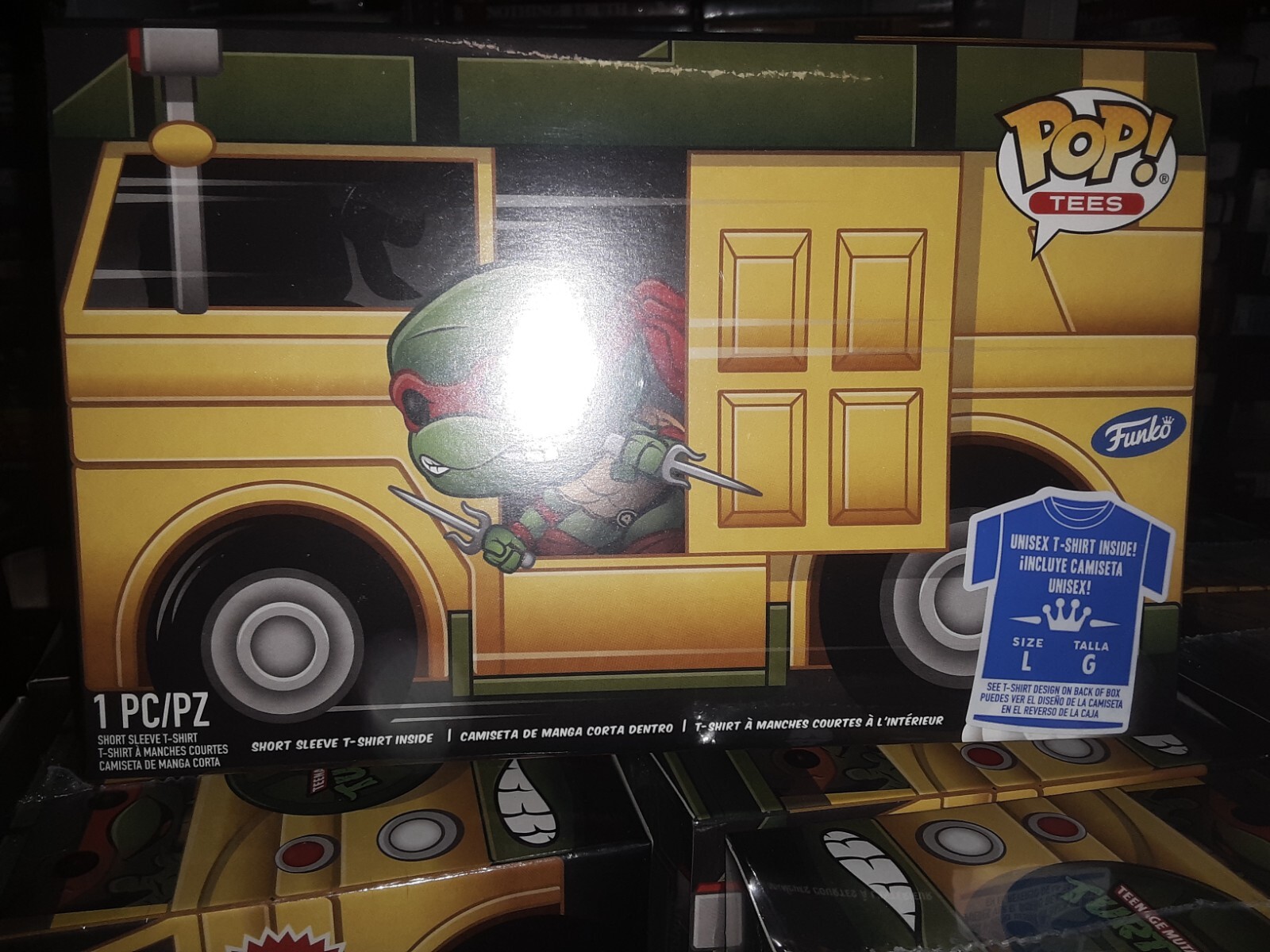 Funko Pop!Tees-Teenage Mutant Ninja Turtles TMNT Turtle Power -Size M,L,XL,2XL