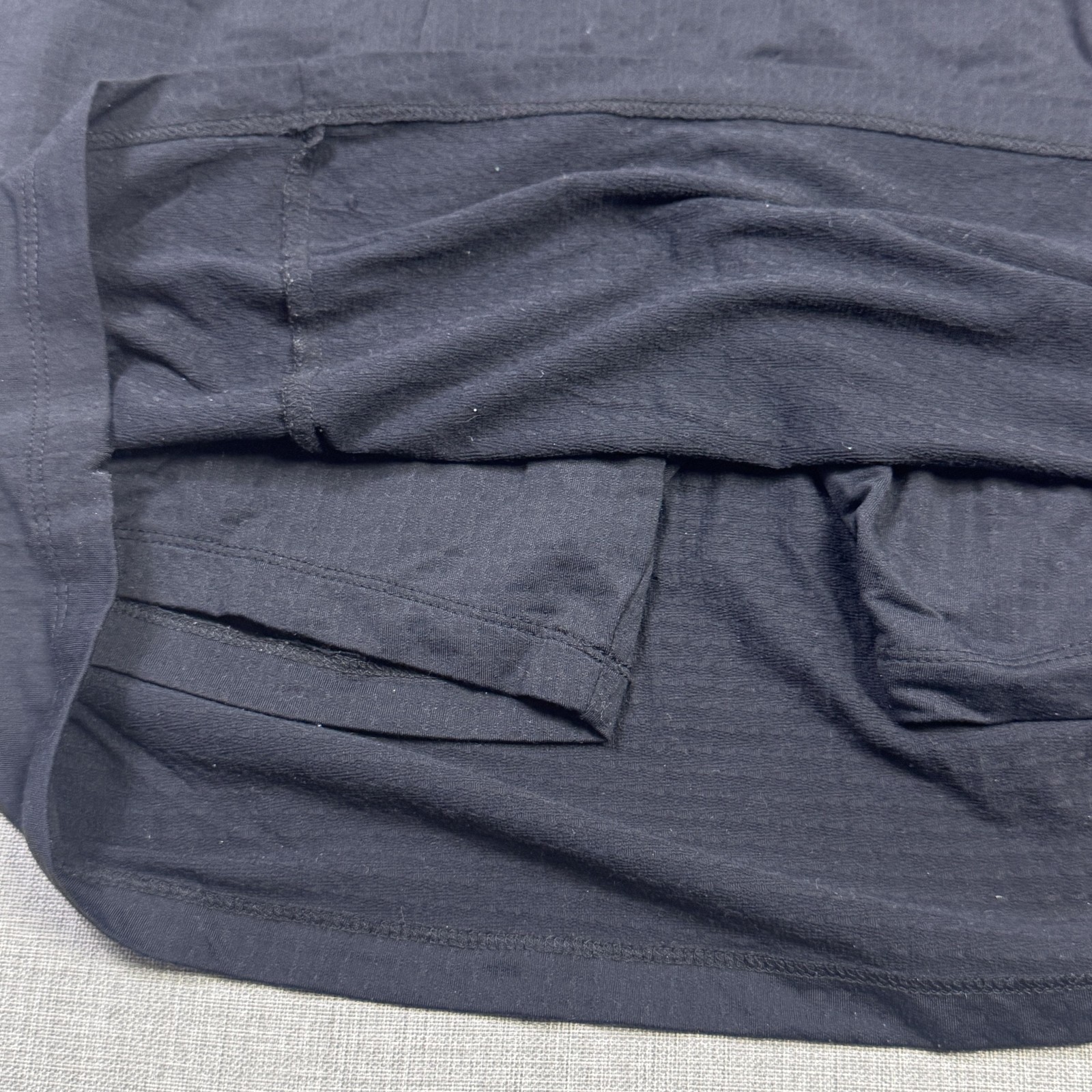 IBKUL Skort Womens Medium Black Athletic Pull On Lined Pockets Quick Dry Stretch