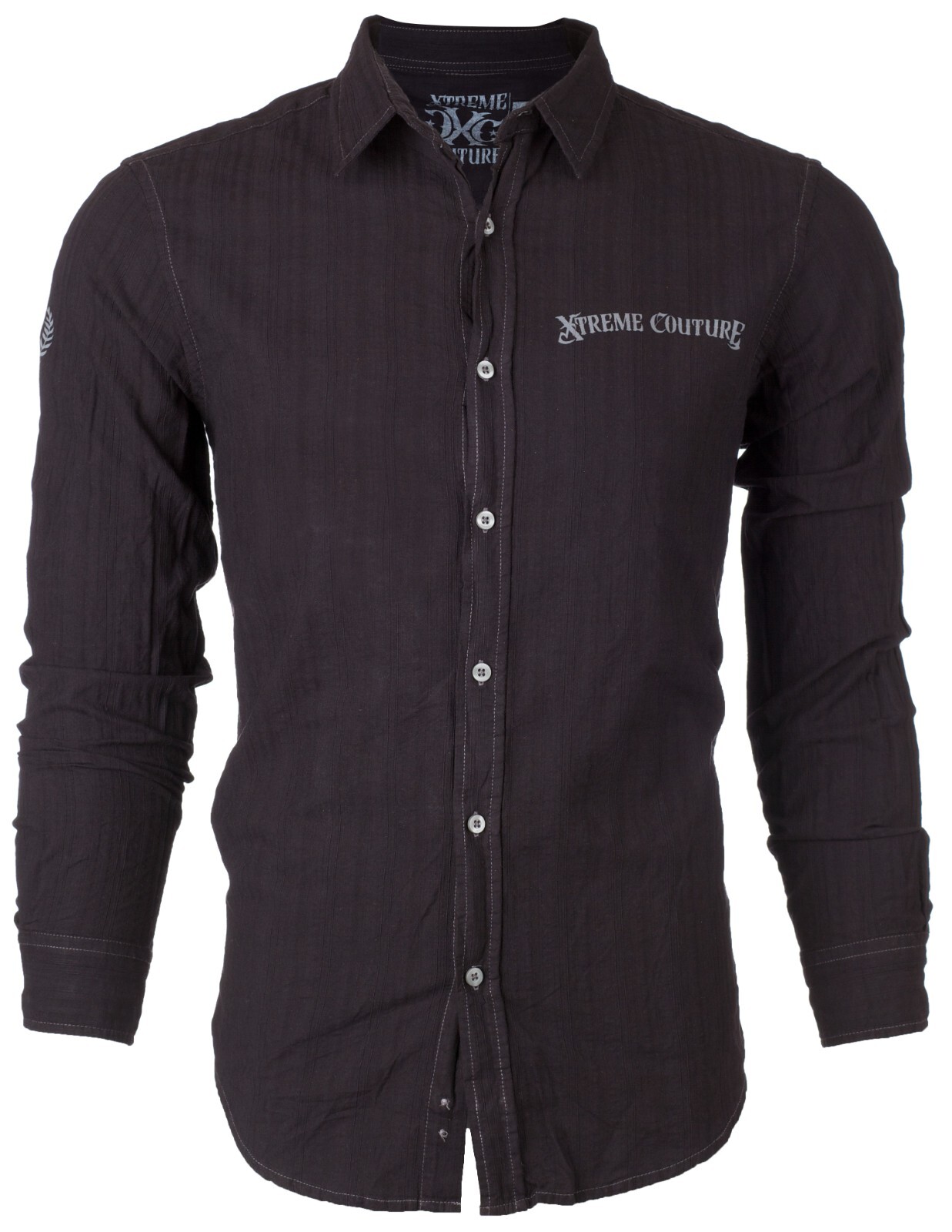XTREME COUTURE by AFFLICTION Men’s L/S BUTTON DOWN Shirt RATTLE Shield $78