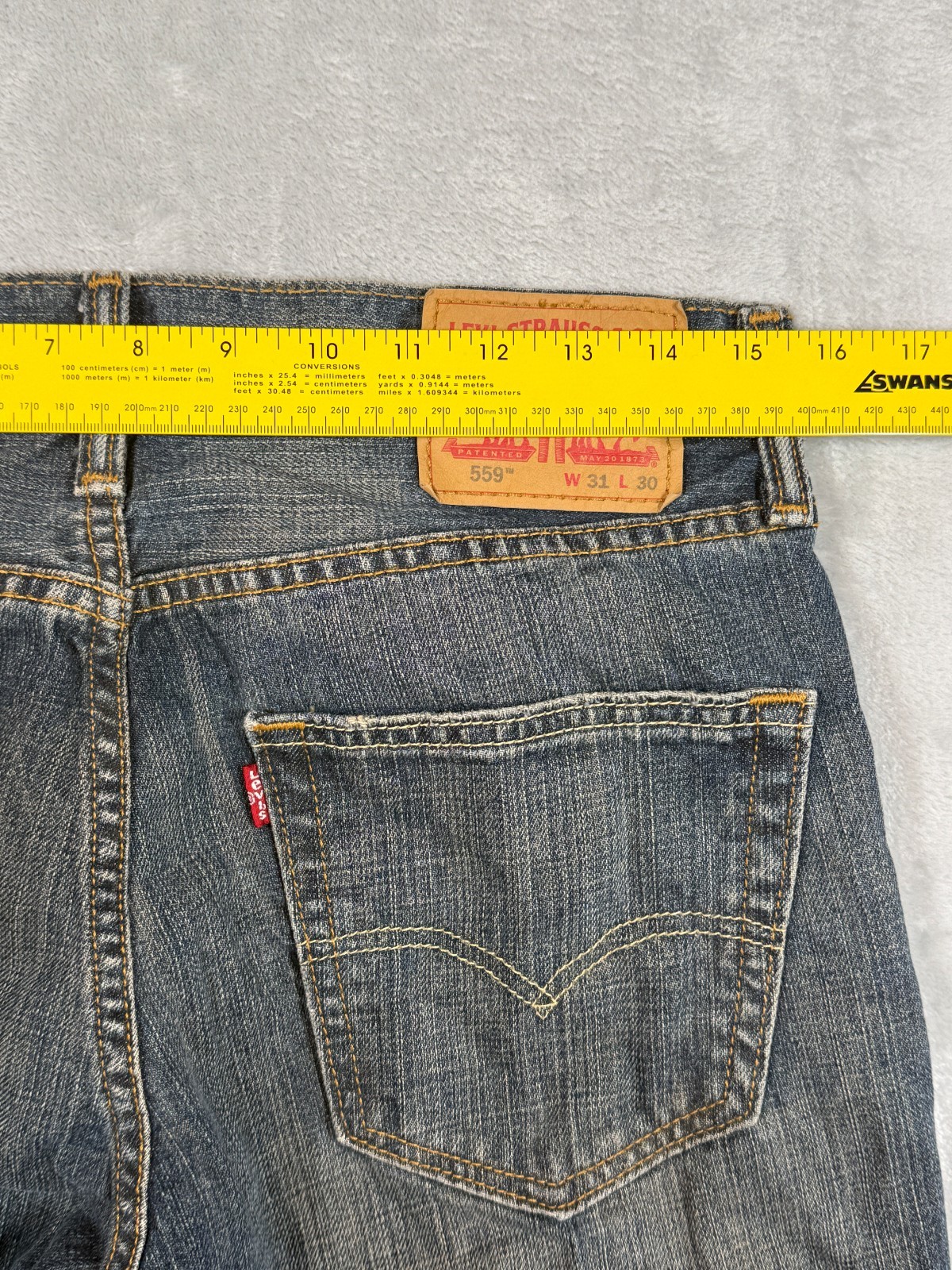 Levi’s 559 Relaxed Straight Jeans Mens 31×30 Blue Denim Rugged Workwear Gorpcore