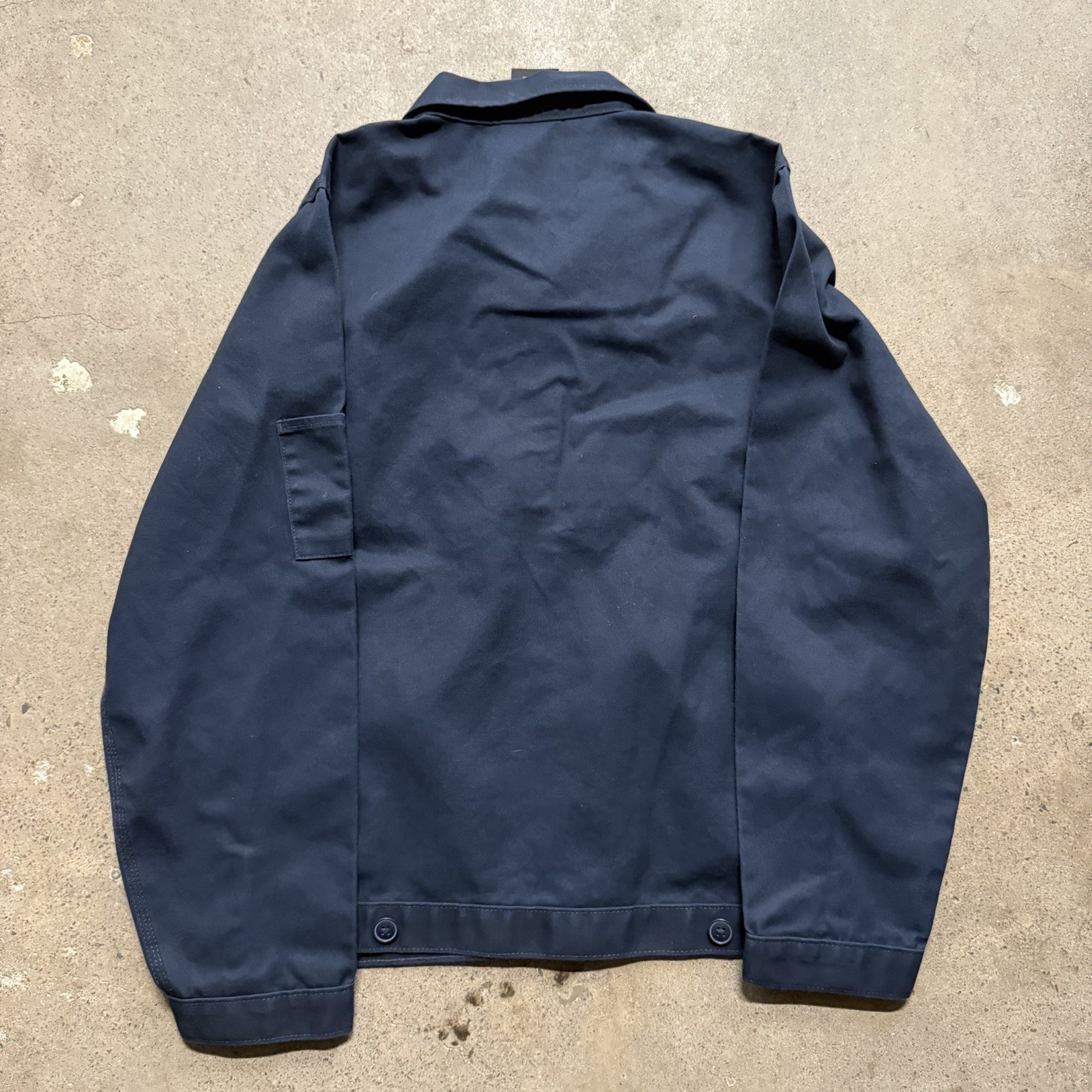 Dickies Insulated Eisenhower Front Zip Jacket – Blue, Size L