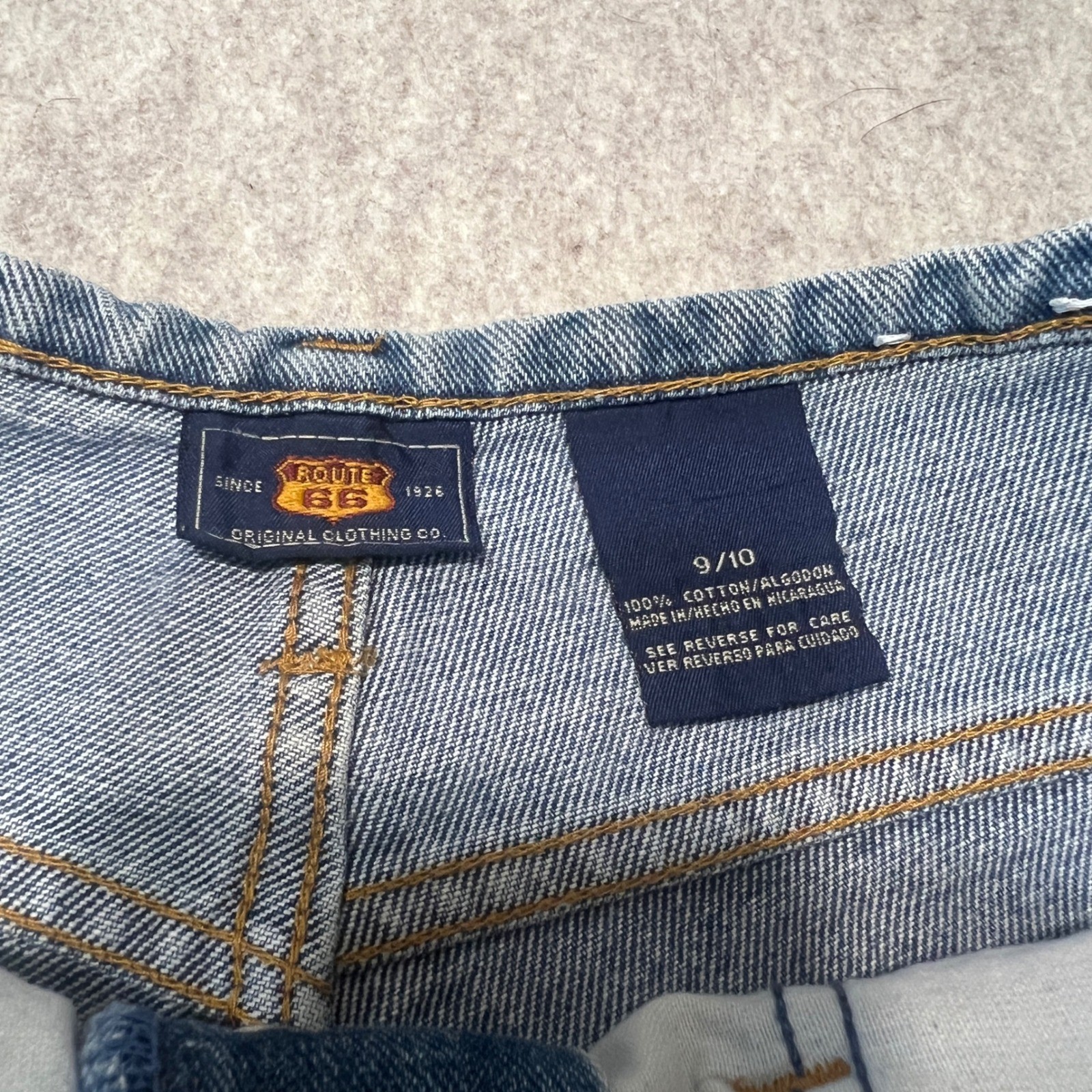 Vintage 90s Route 66 High Waisted Button Fly Denim Mom Shorts 9/10 Size 27″
