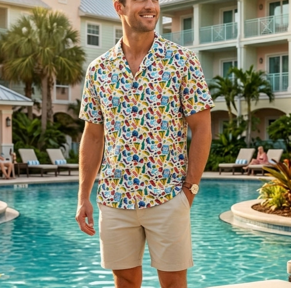 Disney Reyn Spooner Camp Shirt Size XL Epcot Food & Wine Festival 2023 NWT