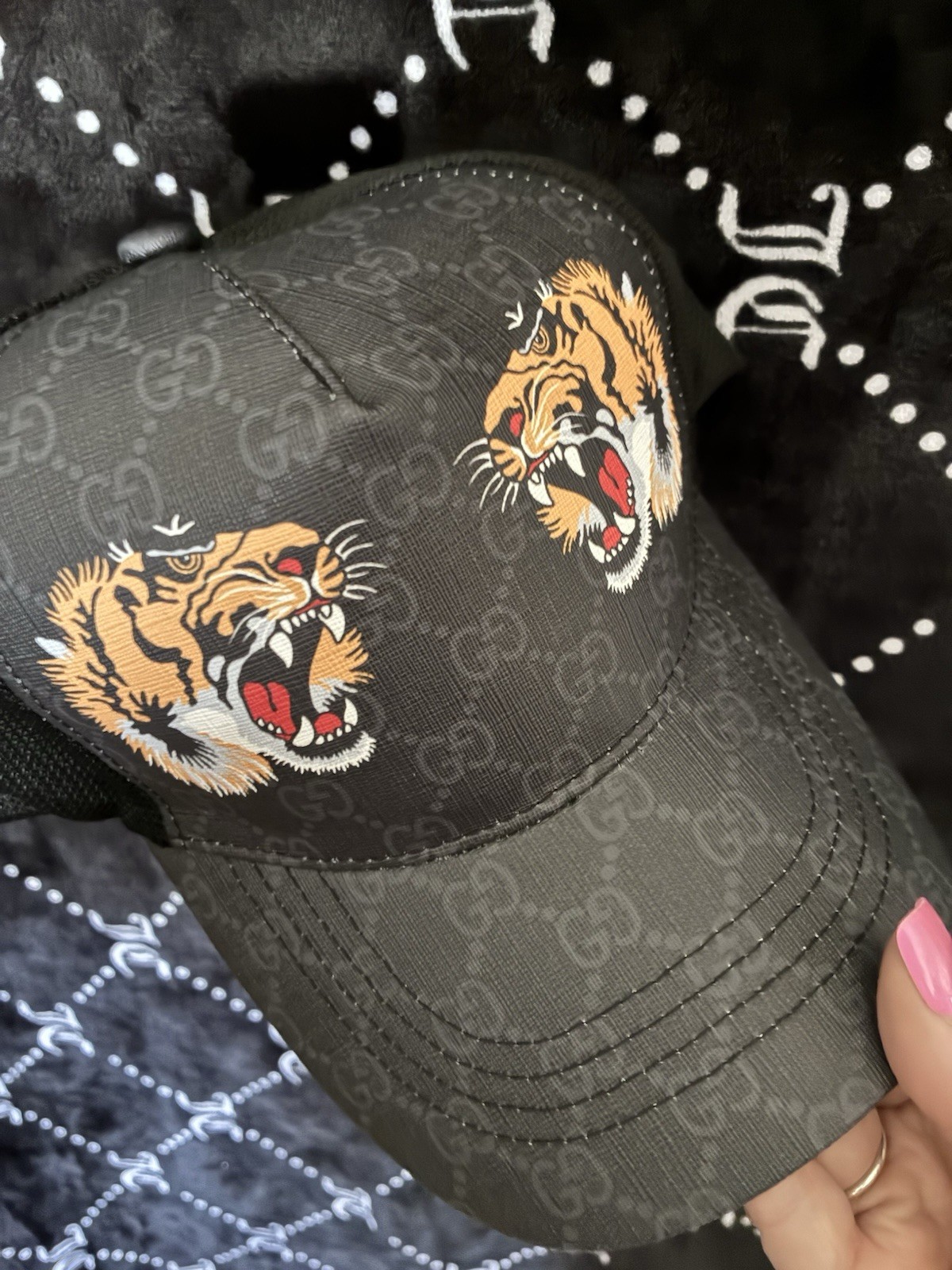 Gucci Baseball Cap Tiger Motive