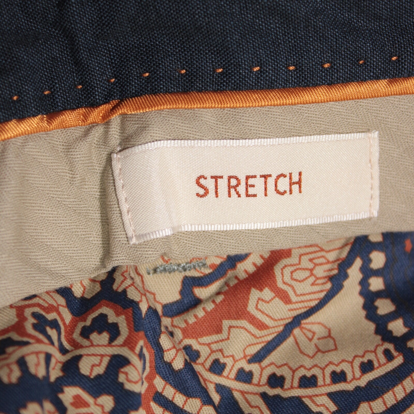 Zanella NWT Stretch Dress Pants Size 35 US Noah In Gray Melange Wool Blend