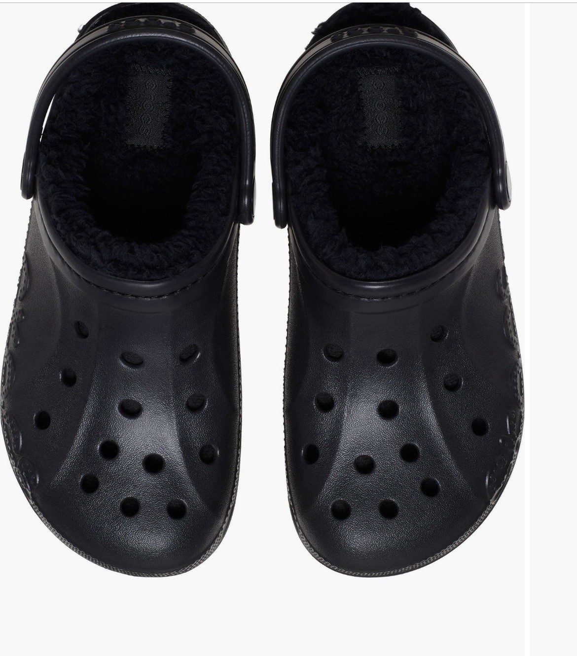 Crocs Unisex Baya Lined Clogs – Black – Women’s 13 / Men’s 11 NWT