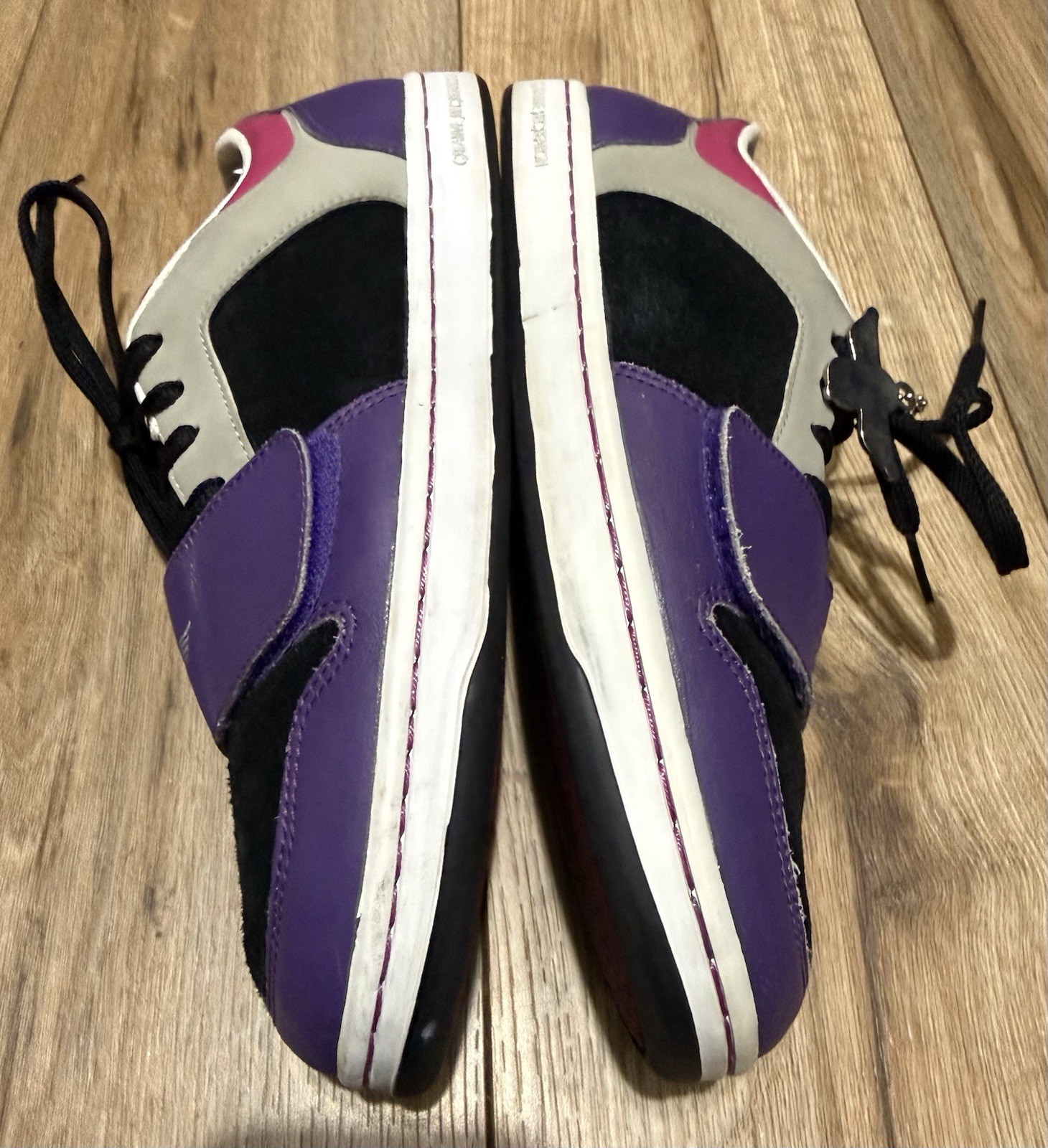 Creative Recreation Cesario Lo Leather Suede Sneaker Mens 9.5 Purple Pink Black