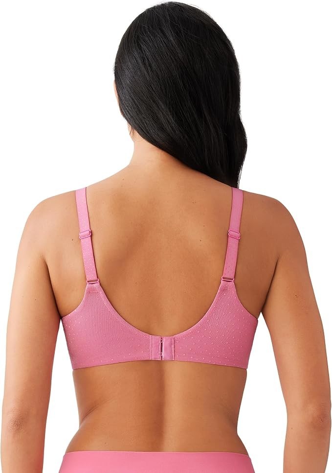 Wacoal Back Appeal T-Shirt Bra 853303 Chateau Rose Full Coverage Lace 38D