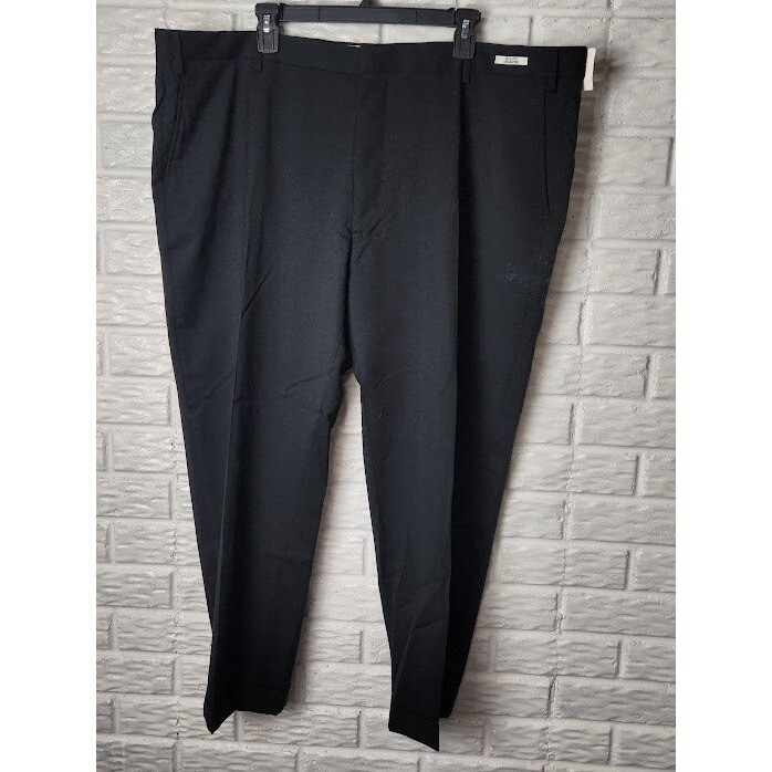 Jos A Bank 1905 Slim Fit Flat Front Suit Separate Pants $220 Retail Sz 46 Black