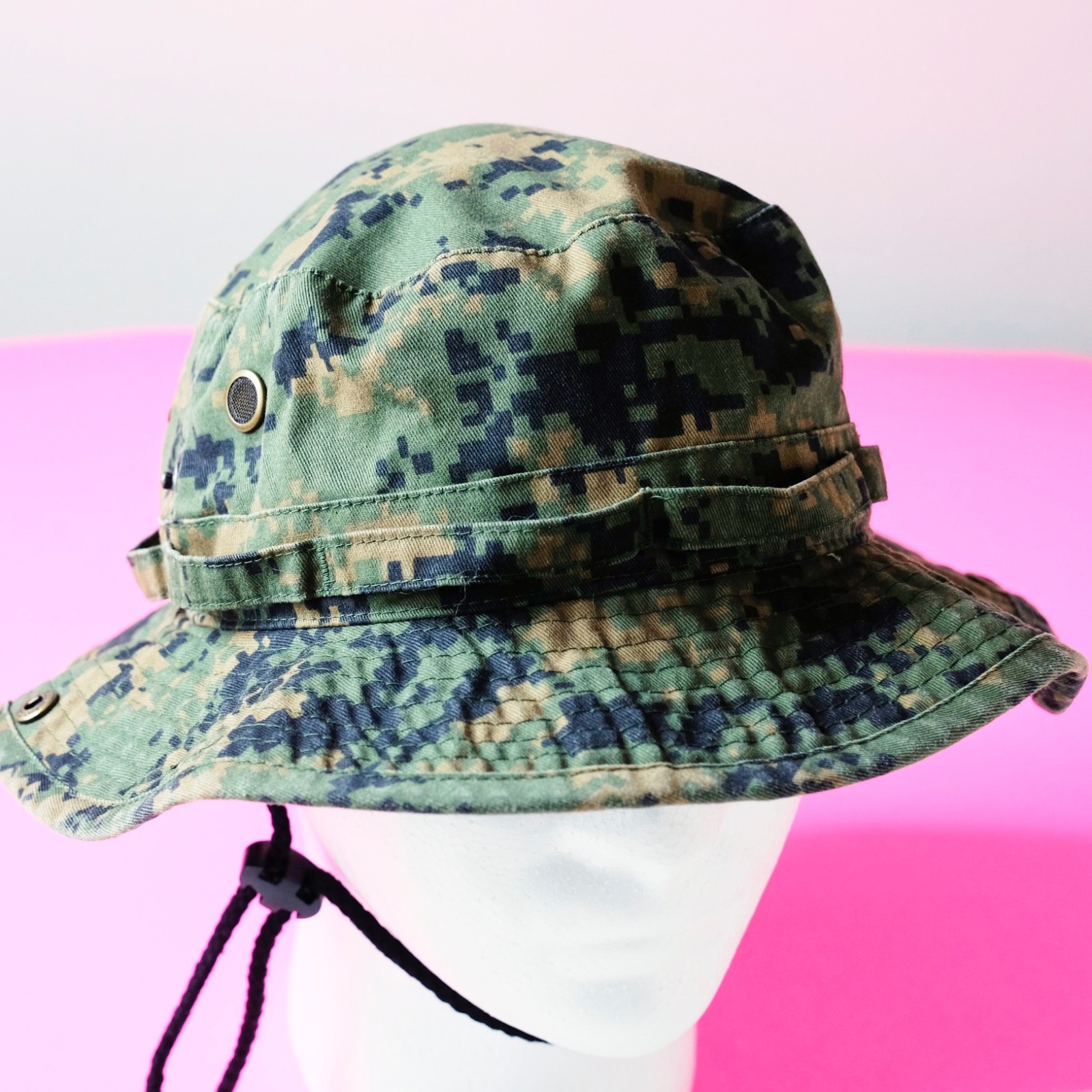 Newhattan Digi Camo Boonie Hat Tactical Military Safari Jungle Size S/M