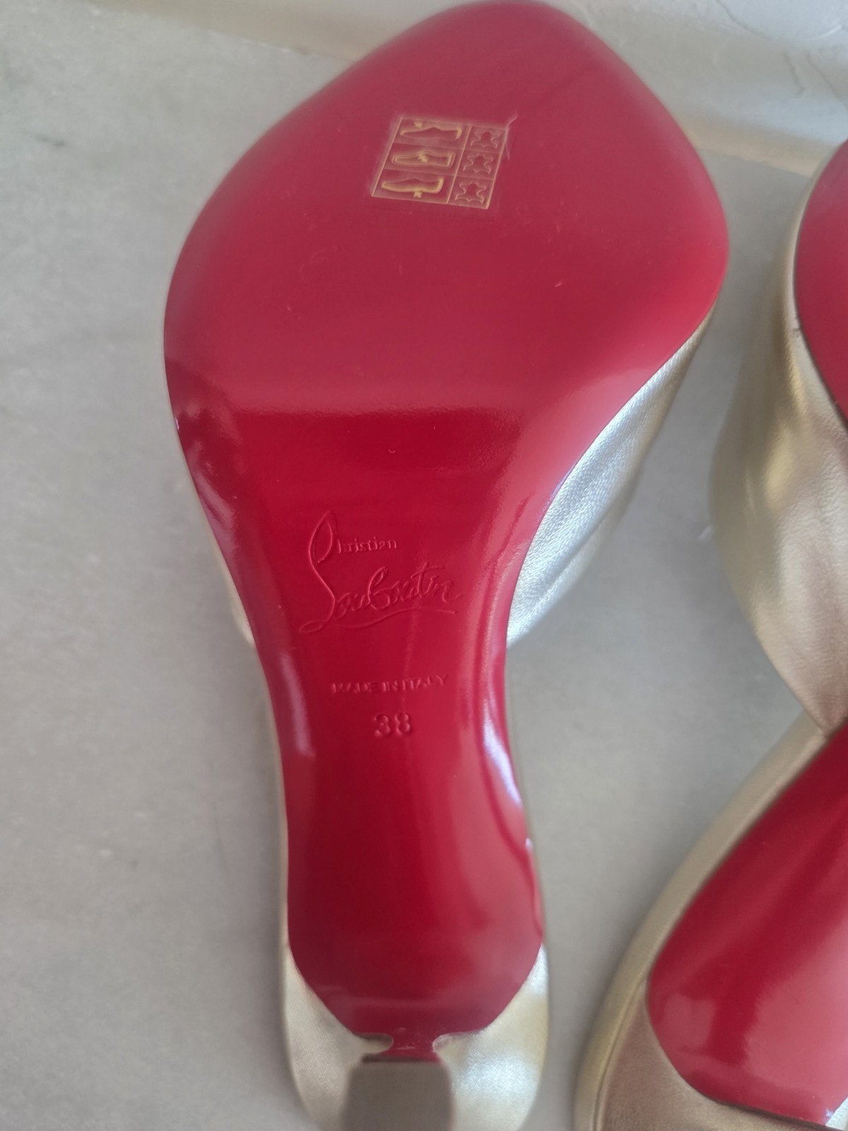 Christian Louboutin Peep Toe Heels