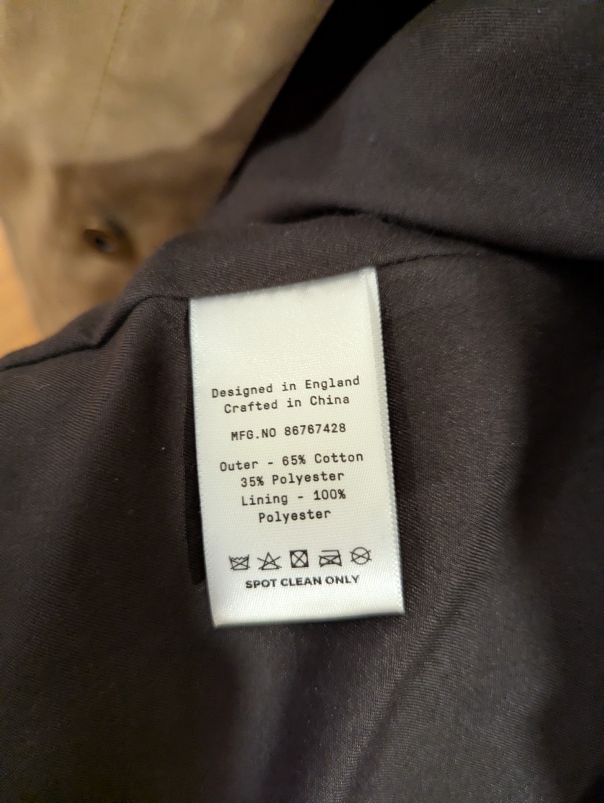 P&Co Wayfare Waxed Canvas Jacket- Tan – New with tag (XXL)