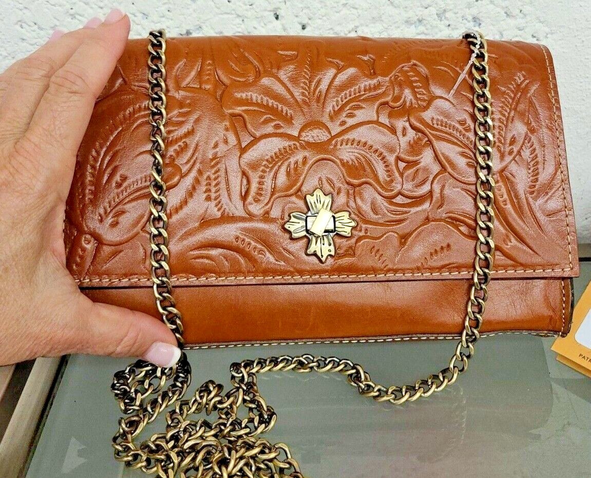 PATRICIA NASH $149 Giada CHOOSE FROM DROP MENU Leather Crossbody Bag NEW Purse
