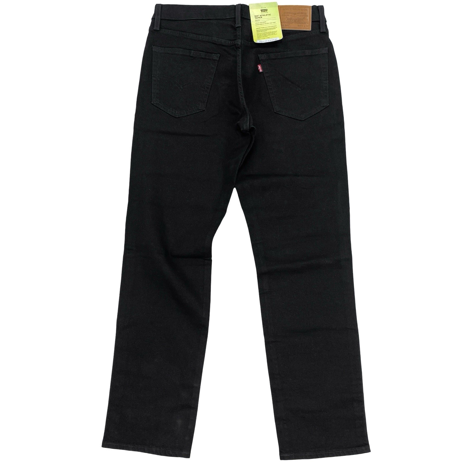 Levi’s Premium 541 Athletic Taper Men’s Jeans Black Leaf Wash Stretch Fit