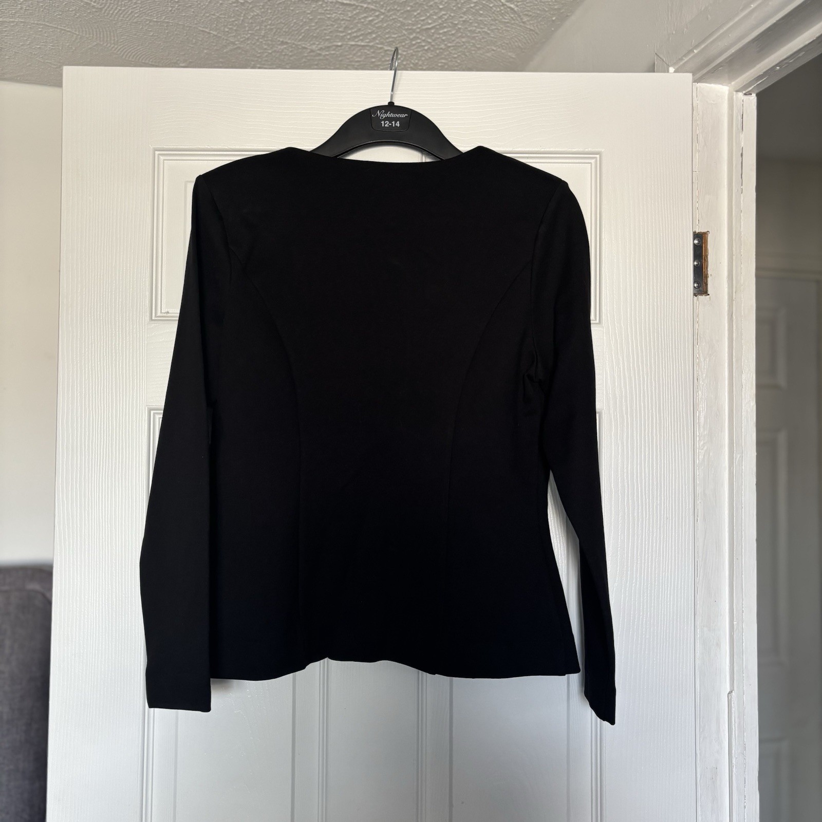 Primark Black Jacket Blazer Button Up Size 12/14 BNWT Smart Casual Formal Work