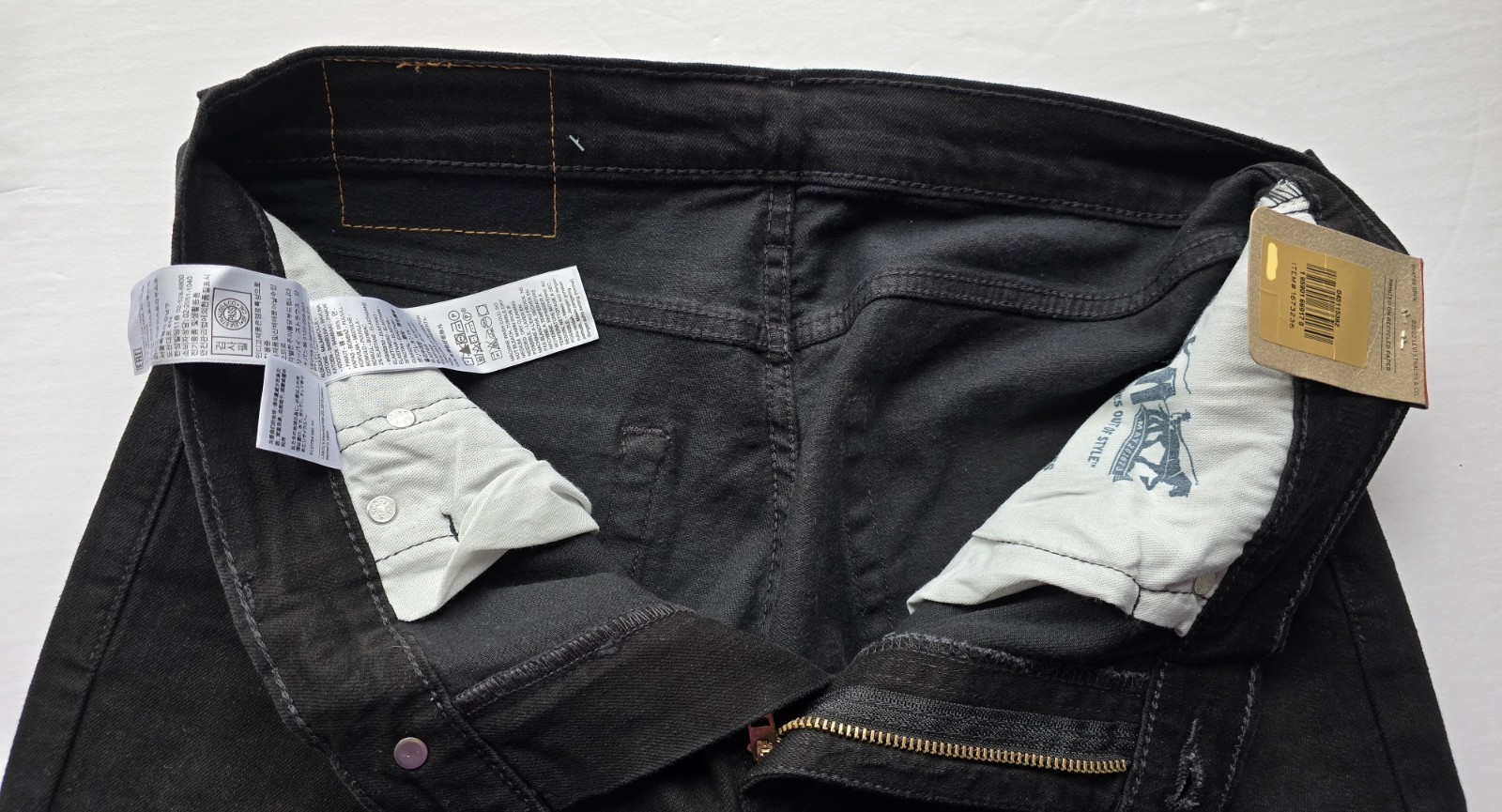 Levi’s Men’s 511 Slim Jeans Stretch Black Denim NEW 36×30