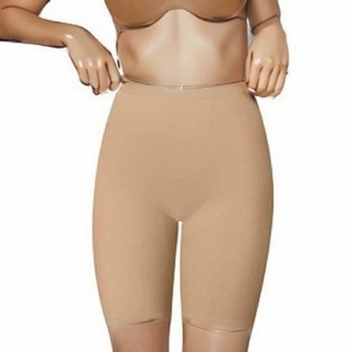 Maidenform Womens Tummy Control Thigh Slimmer Shorts Beige Medium Shapewear NWT