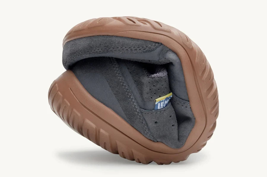 New Men’s Lems Primal Zen Suede Shoe Graphite All Sizes Ships Free & Fast