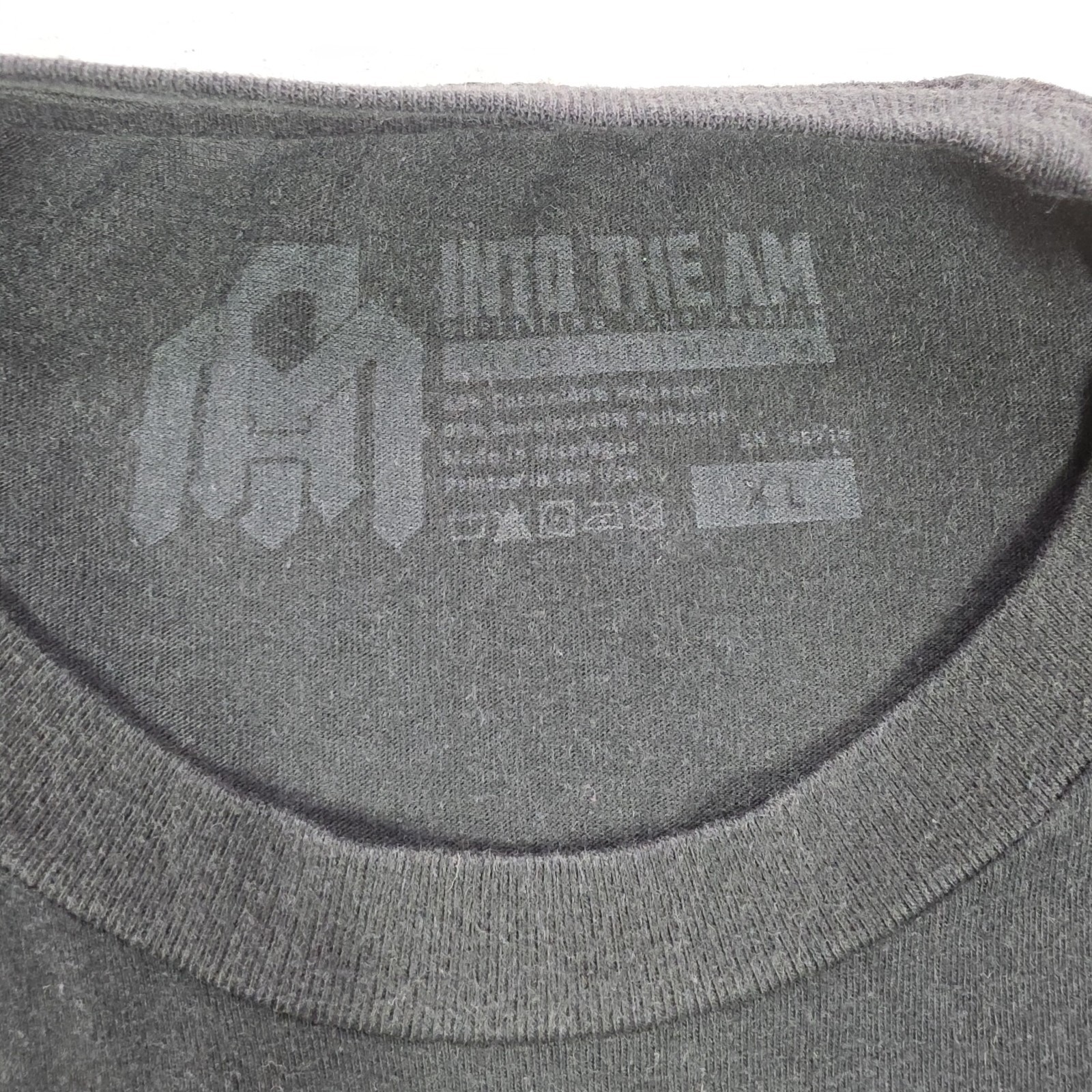 Into The Am Shirt Adult XL Black Graphic Space Boombox Music Stars Planets