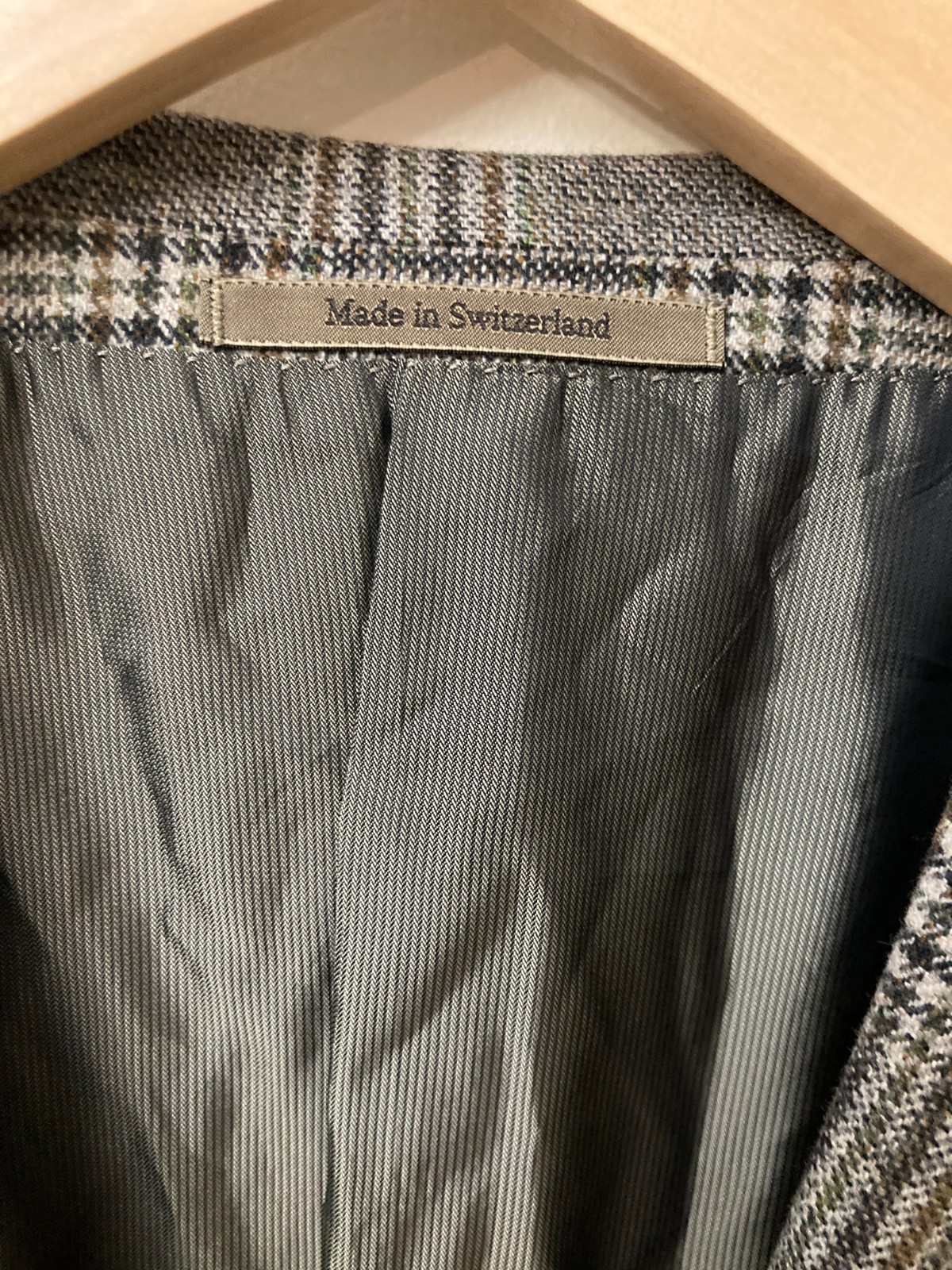 VGUC Ermenegildo Zegna Sport Coat Neutrals Wool/Cashmere IT54/52