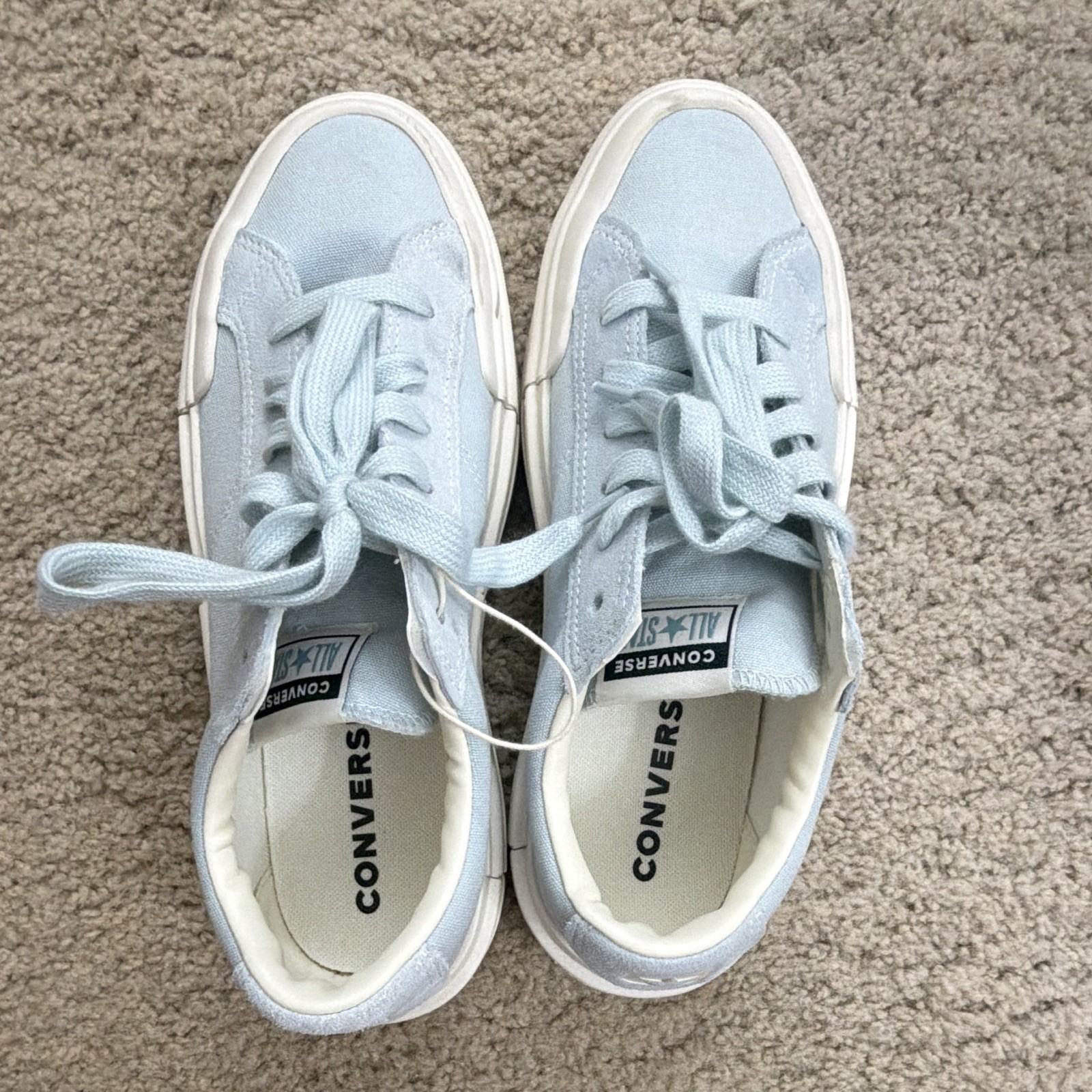 Converse Chuck Taylor All Star Cruise Ox Platform Sneakers Unisex W10 M8.5 Blue