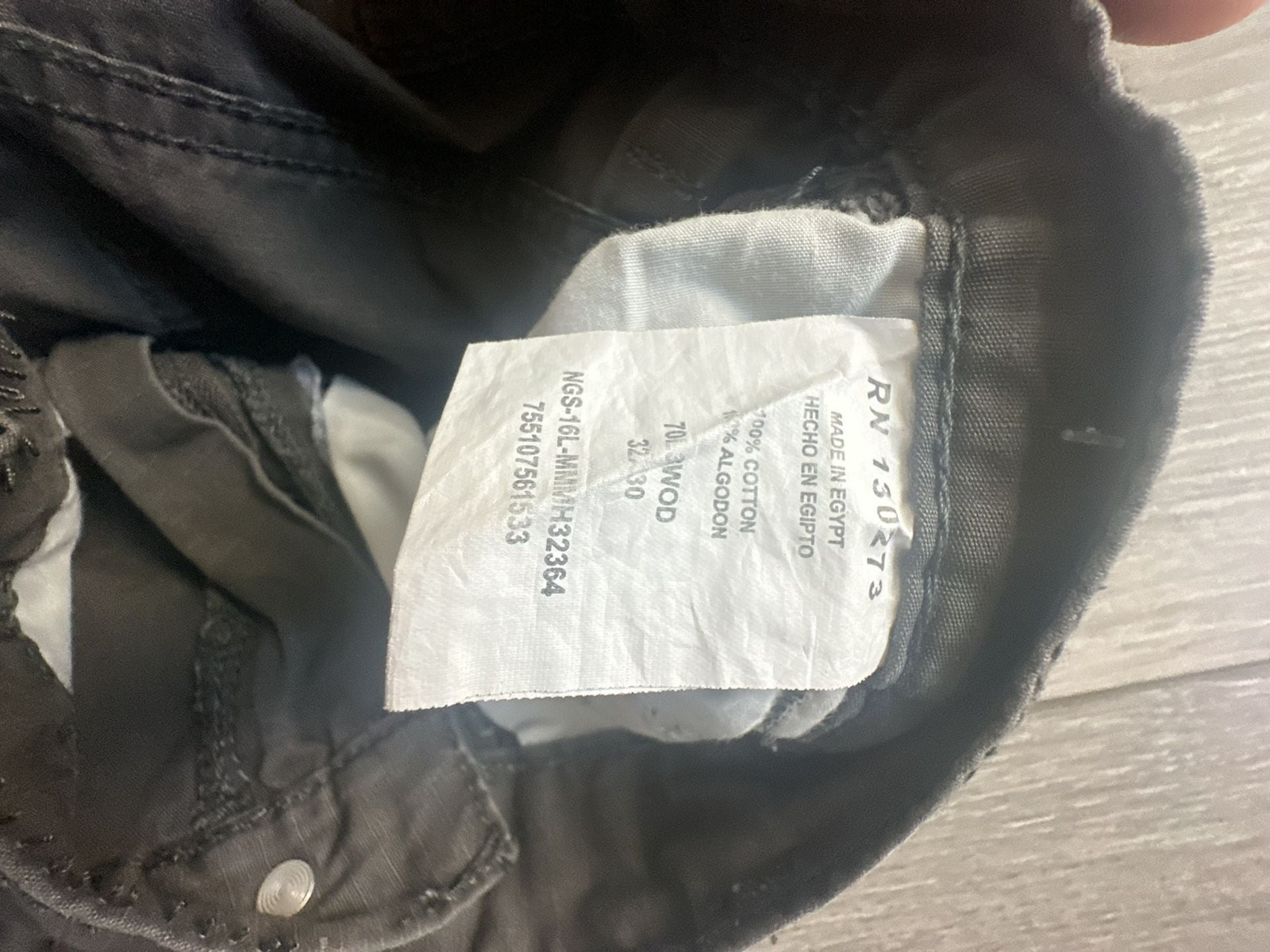 Wrangler Authentic Issue Cargo Pants Mens Olive Green Size 32×30