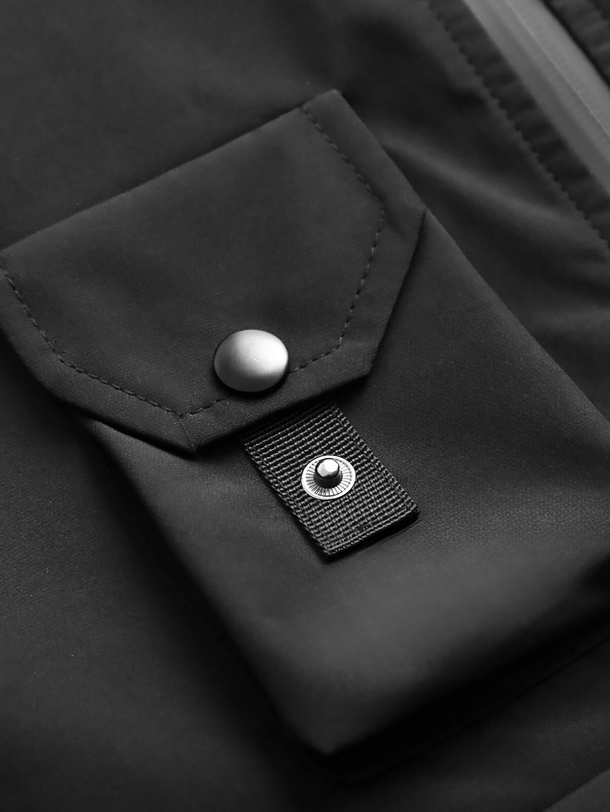 Niepce Men’s Techwear Hooded Jacket Streetwear Windbreaker Tactical Utility Coat