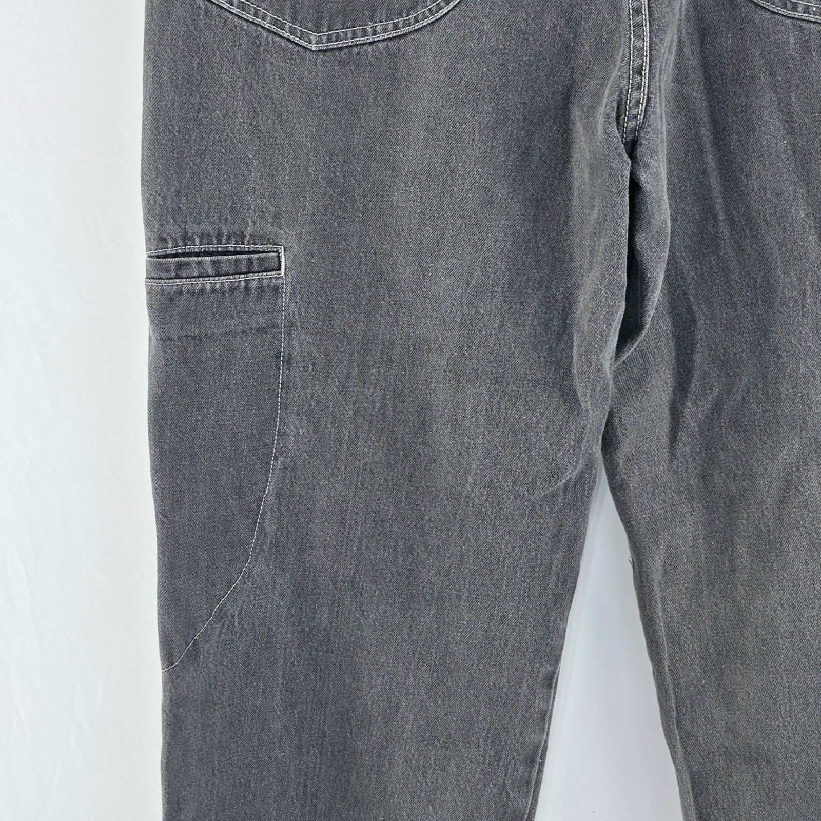 Marithe Francois Girbaud Jeans Men 38 Black Baggy Y2K Streetwear Vtg 90s Hip Hop