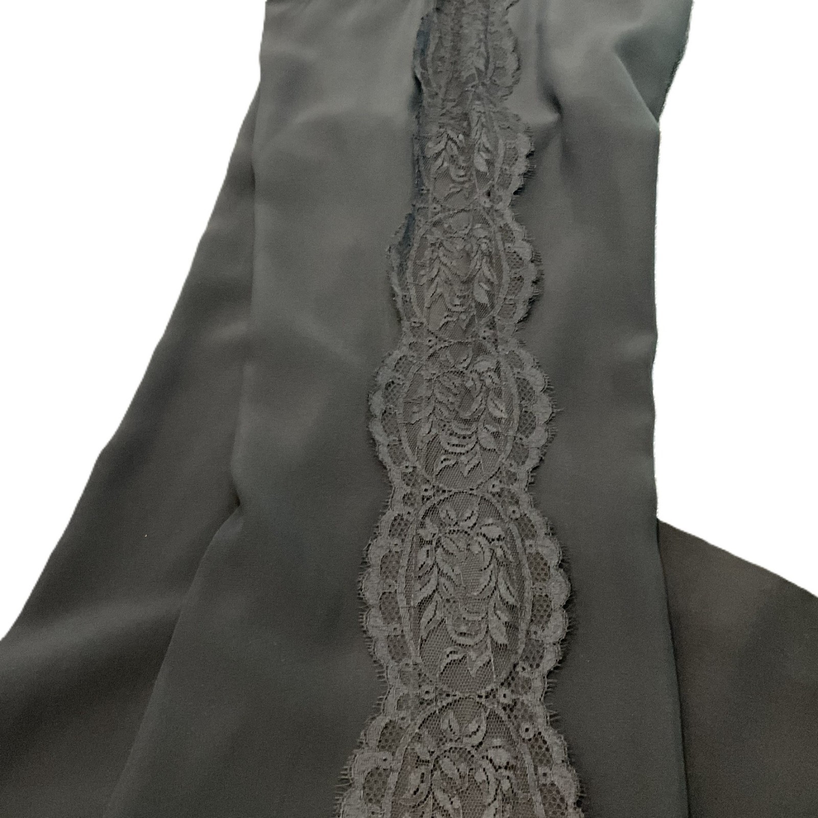 Vintage GUCCI Lace Panel Flared PantsBlack Size IT38 Italy