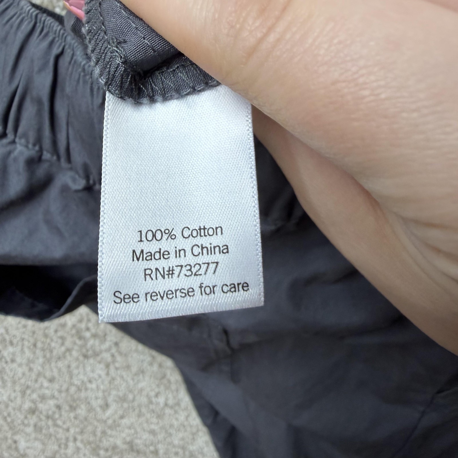 Sonoma Goods For Life Cargo Pants Womens M Gray Twill Drawstring Elastic Waist