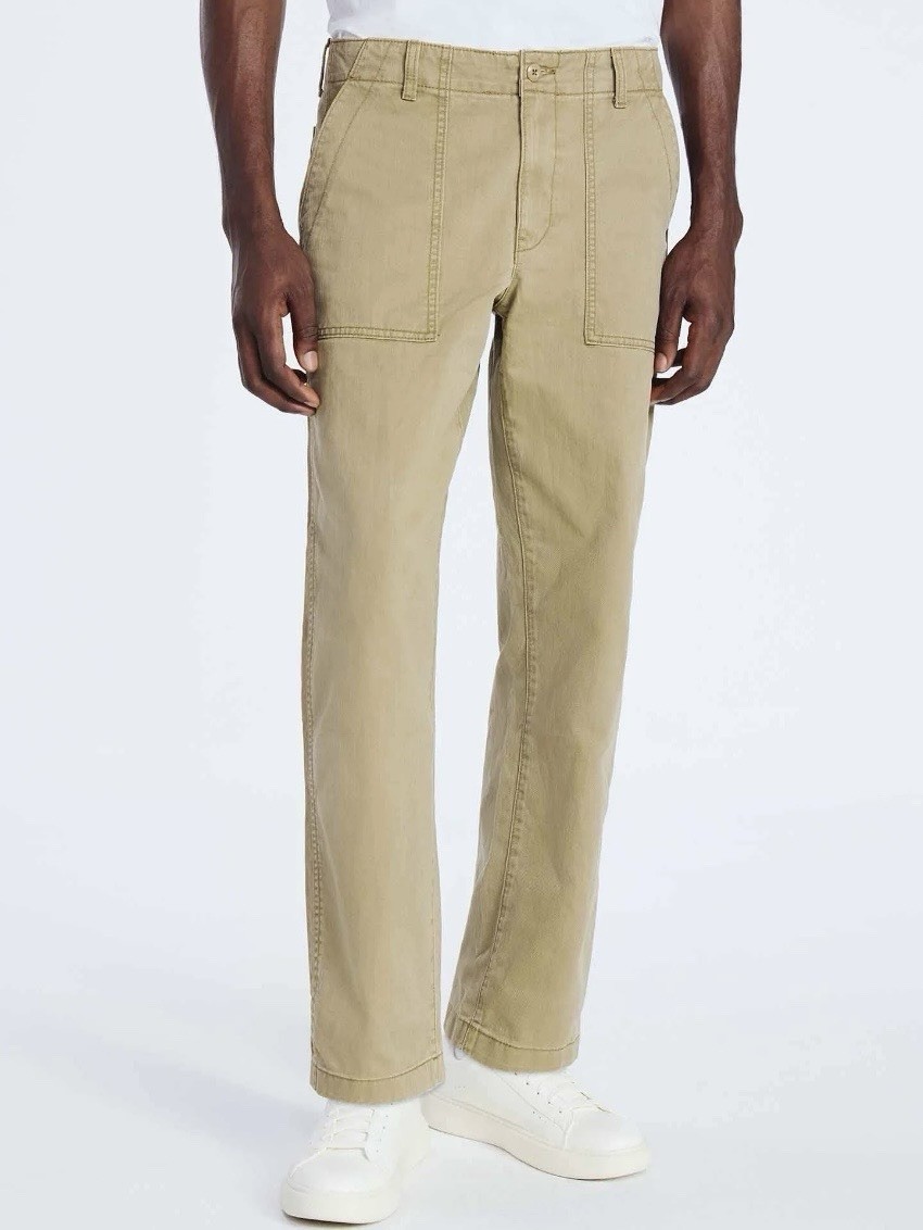 Free Assembly Men’s Straight Fit Cotton Utility Pants 34X30