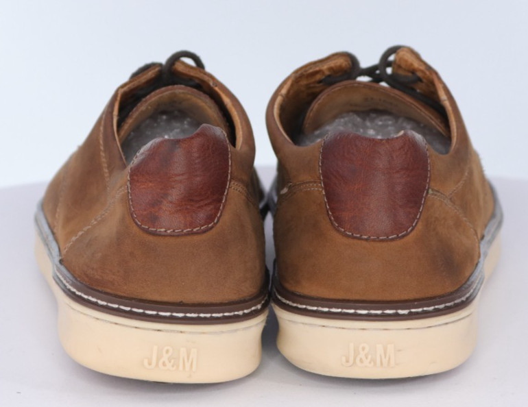 Johnston & Murphy McGuffey $120 Men’s Plain Toe Casual Shoes Size 12 M Leather