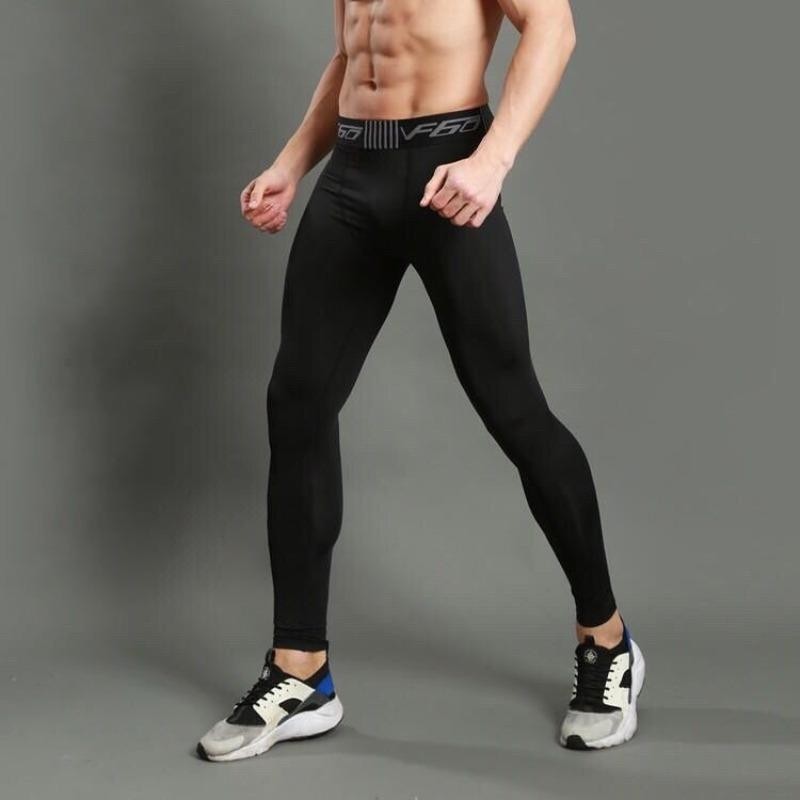 Mens Compression Pants Quick Dry Fit Sportswear Running Tights Men