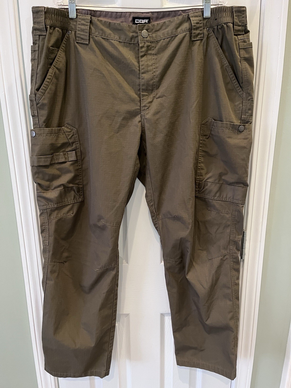CQR Sapper Tactical Pants Ripstop Water Resistant Tundra Cargo Mens 42×30