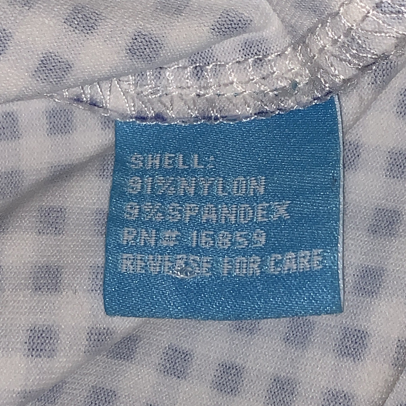 J.MCLAUGHLIN Small Gingham Catalina Cloth Button Blue/White Preppy Coastal Golf