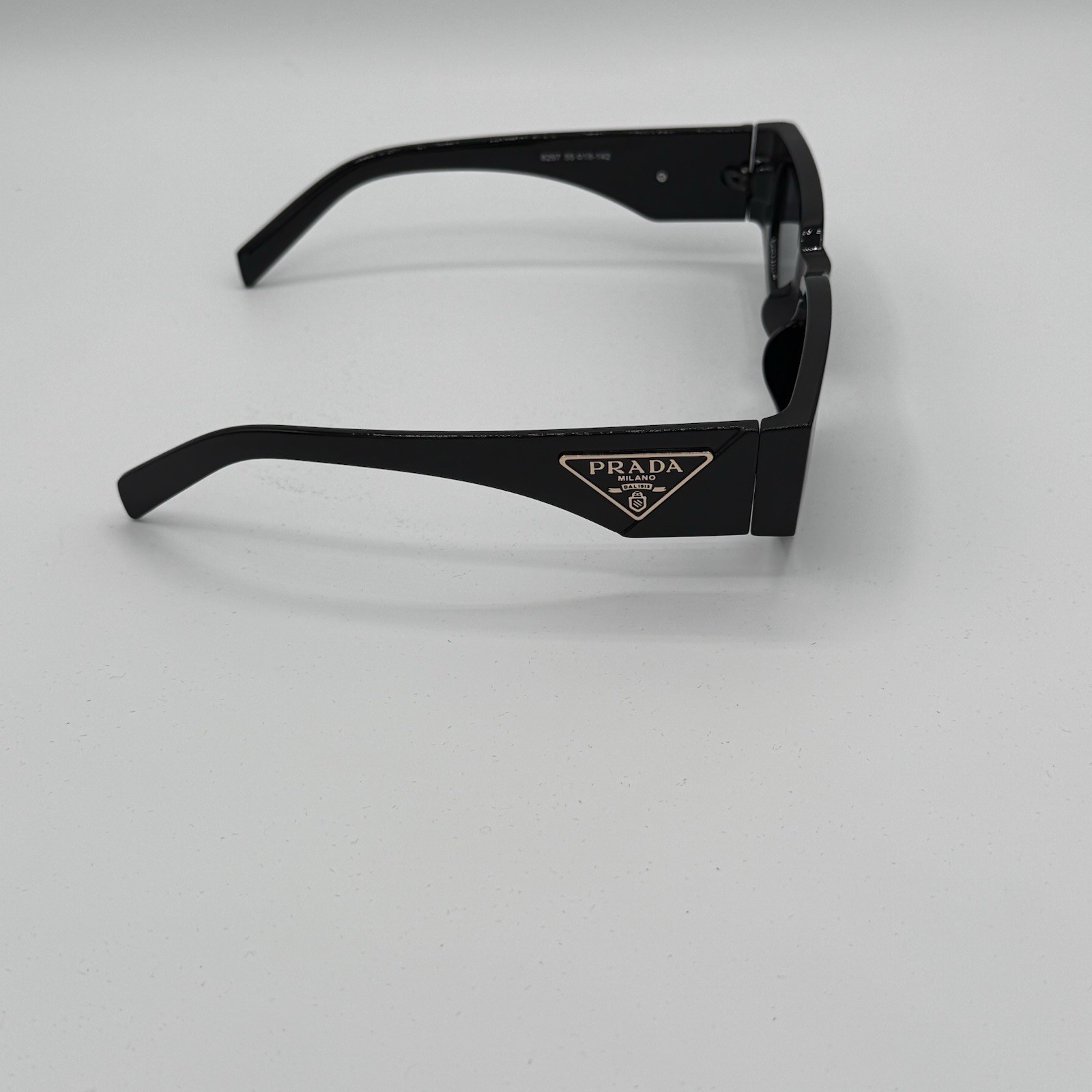 Prada PR 09ZS 1AB5S0 Unisex Sunglasses – Black/Gray