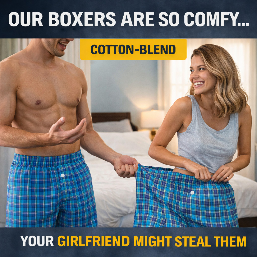 Men Cotton Blend Boxer Shorts New Value 16 Pack/ Soft Breathable Comfy Loose Fit