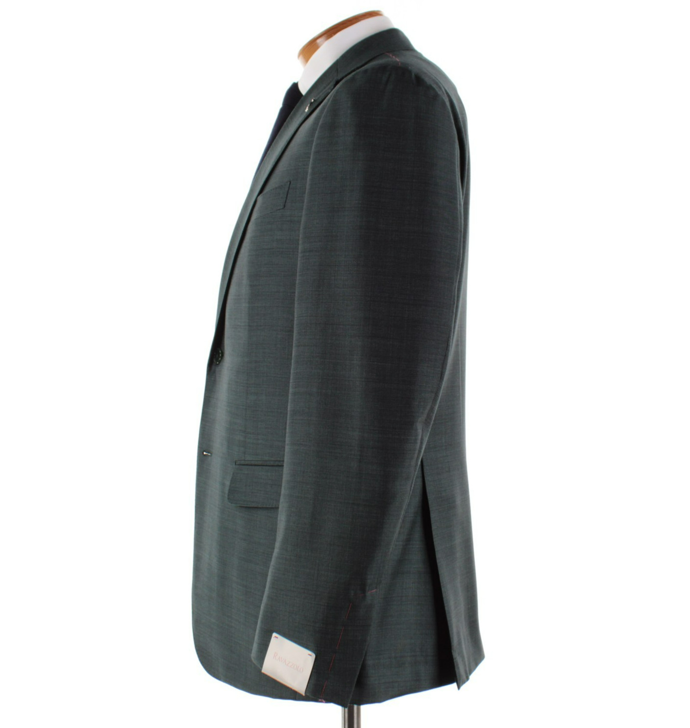Ravazzolo NWT Super 130’s Wool Two Piece Suit Size 54R (44R US) In Green