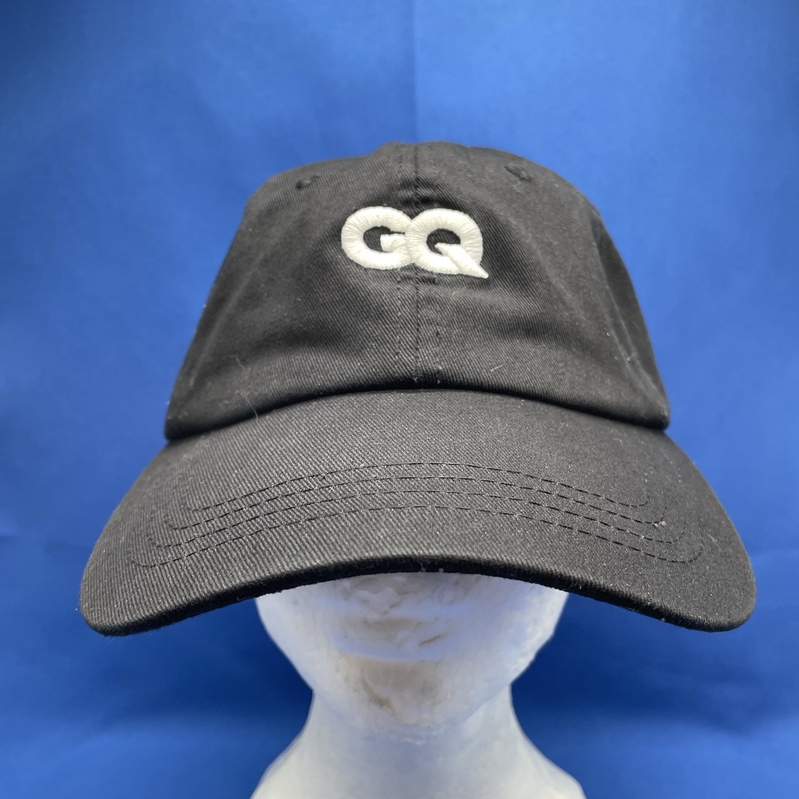 GQ Magazine Hat Proud Subscriber Strapback Baseball Cap Black