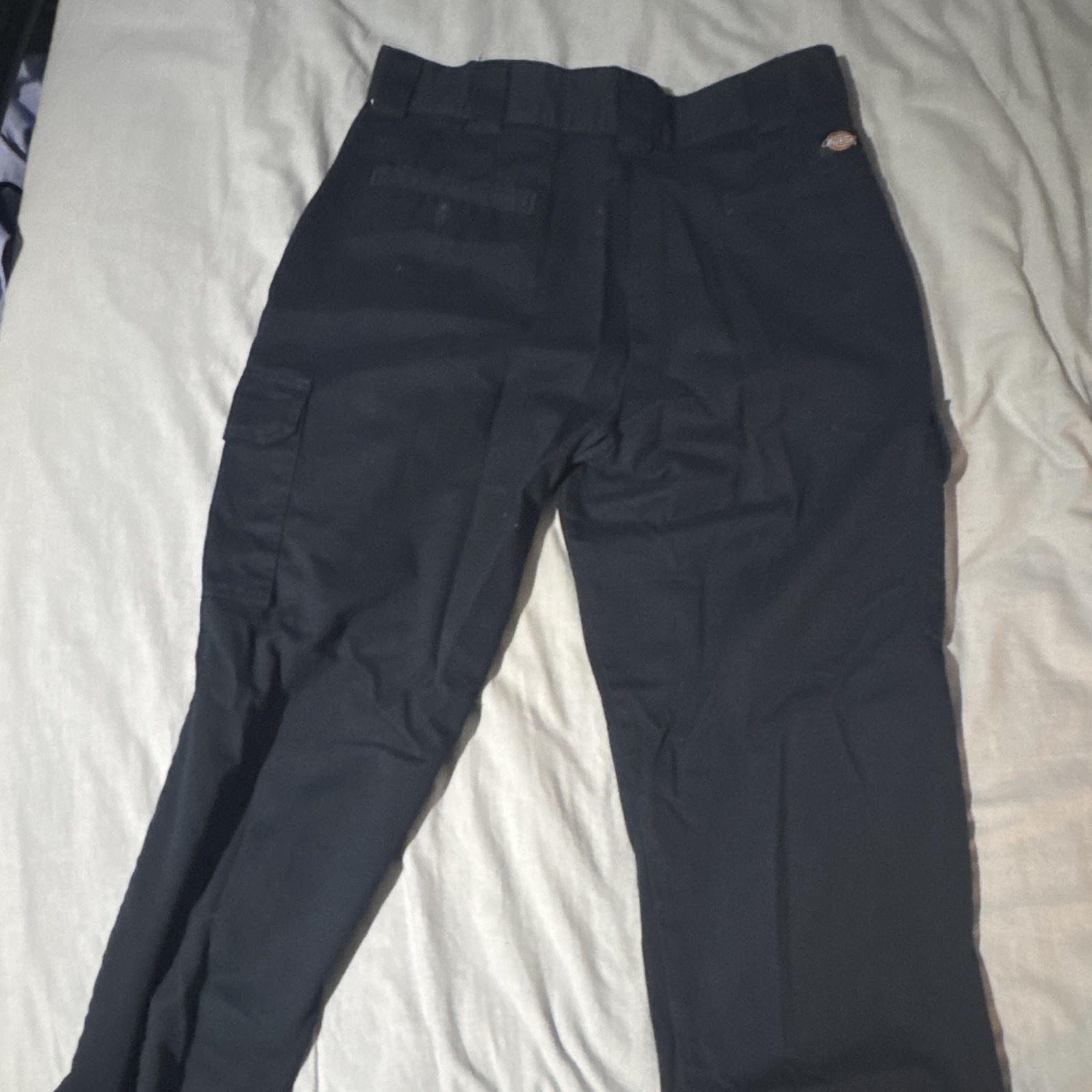 Dickies Men’s Relaxed Straight Black Workwear Pants 34W Twill Pocket